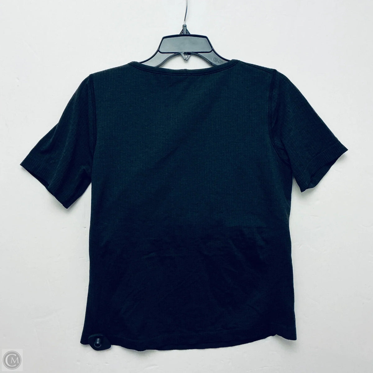 Top Short Sleeve By Lululemon In Black, Size: 10