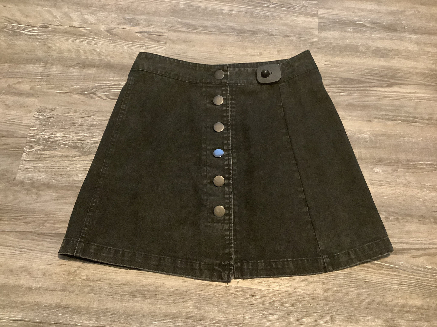 Grey Denim Skirt Mini & Short Entro, Size 4