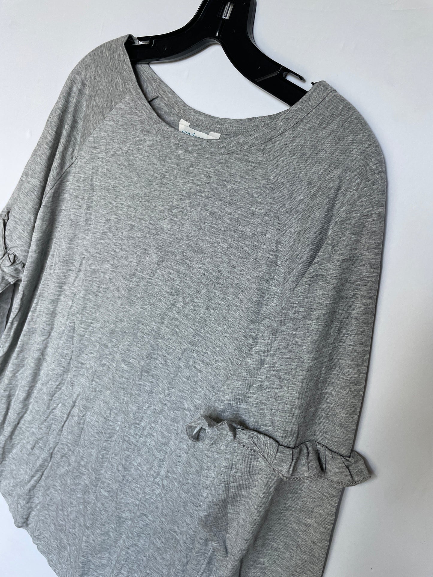 Top Long Sleeve Basic By Sundance In Grey, Size: Xl