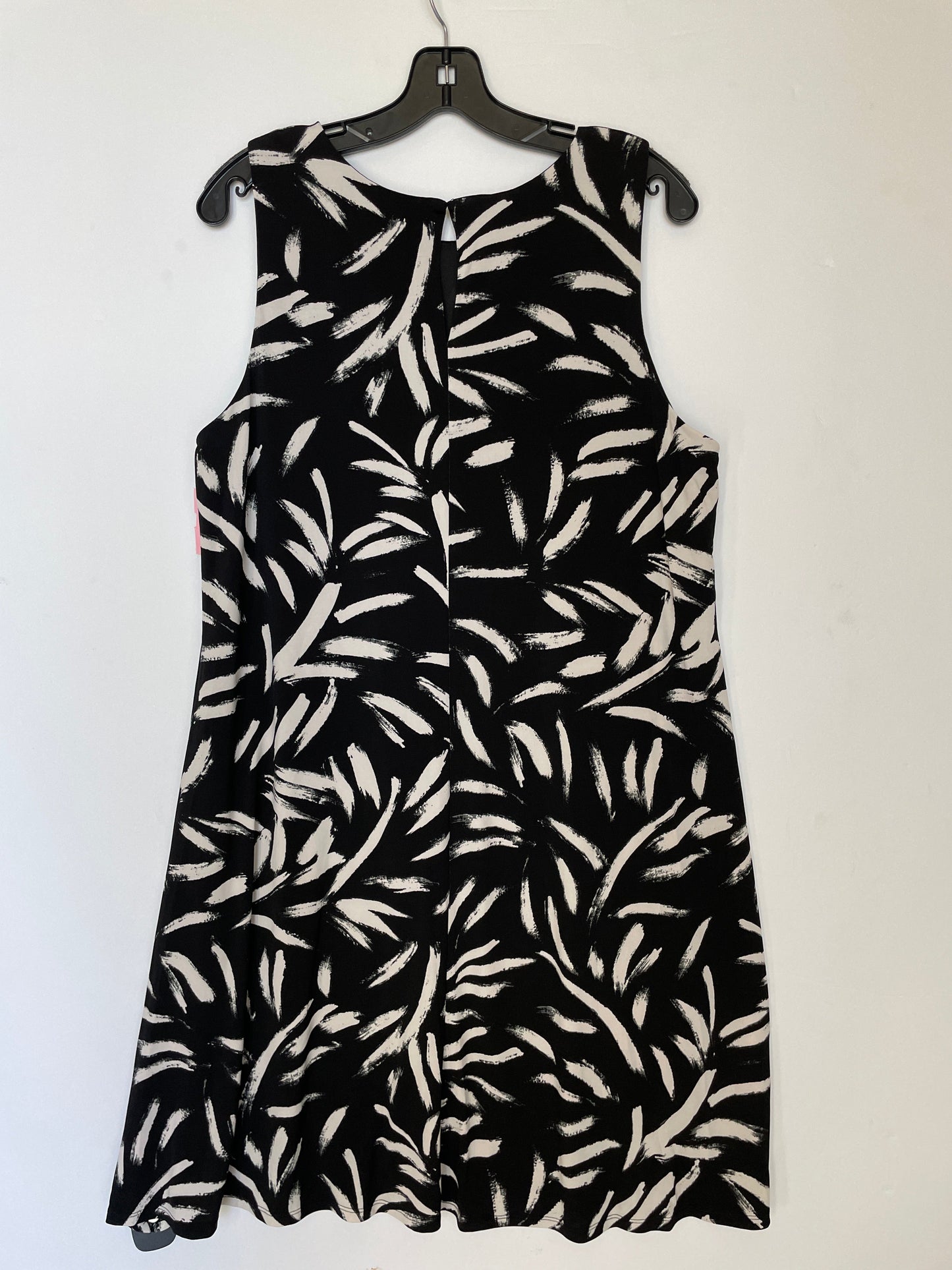 Dress Work By Kasper In Black & White, Size: Xl