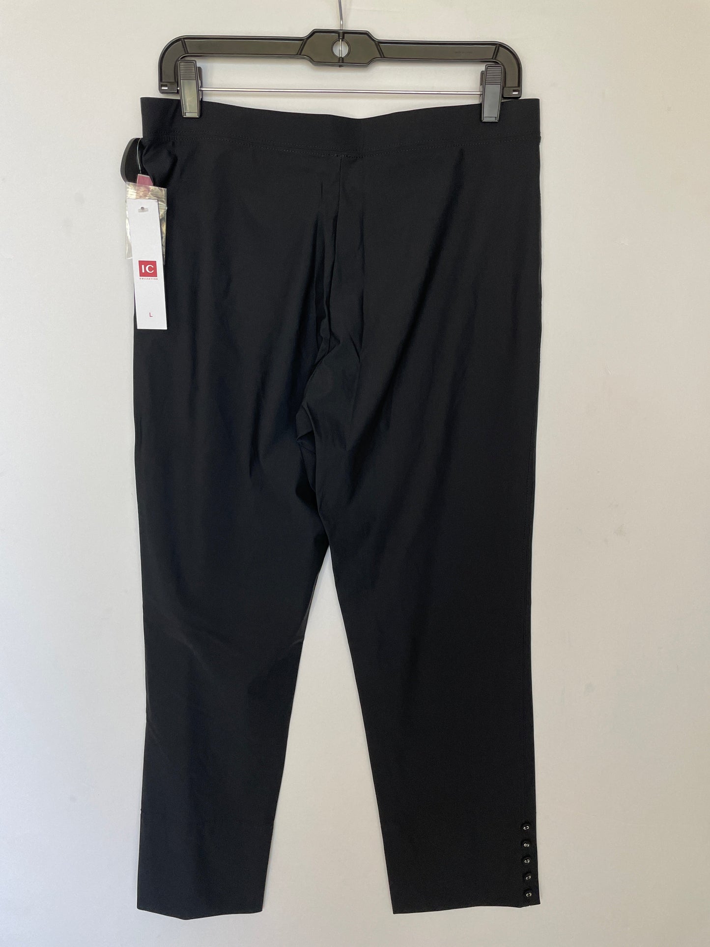 Athletic Pants By IC Collection In Black, Size: L