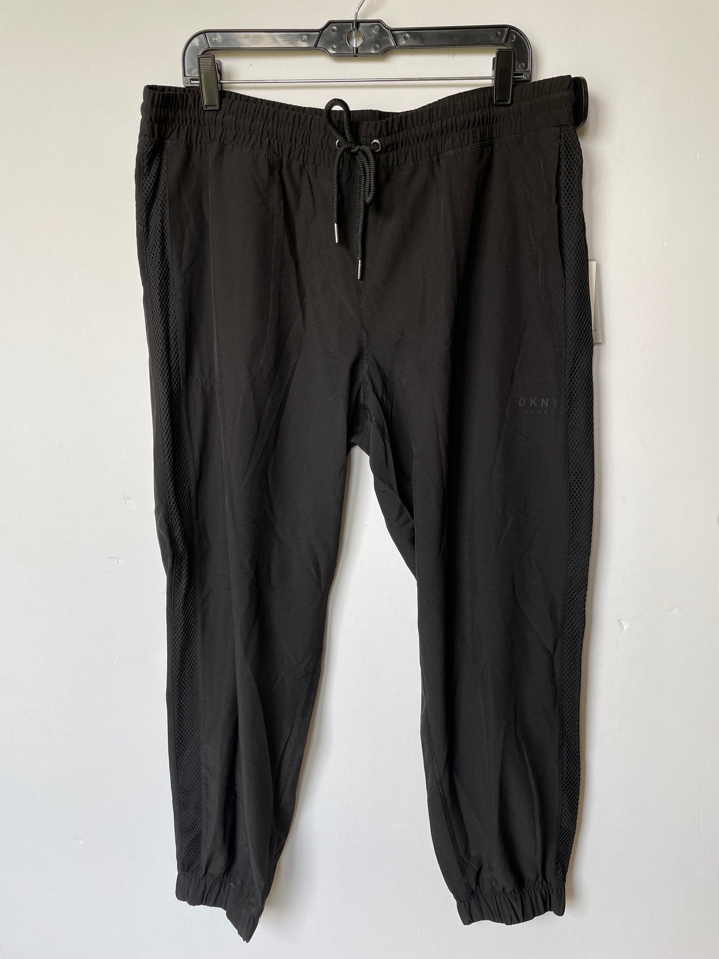 Black Athletic Pants Dkny, Size Xl