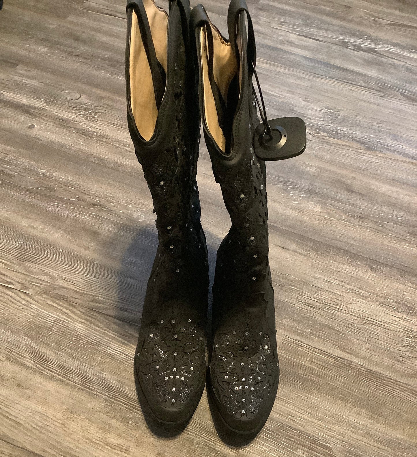 Black Boots Western Clothes Mentor, Size 7