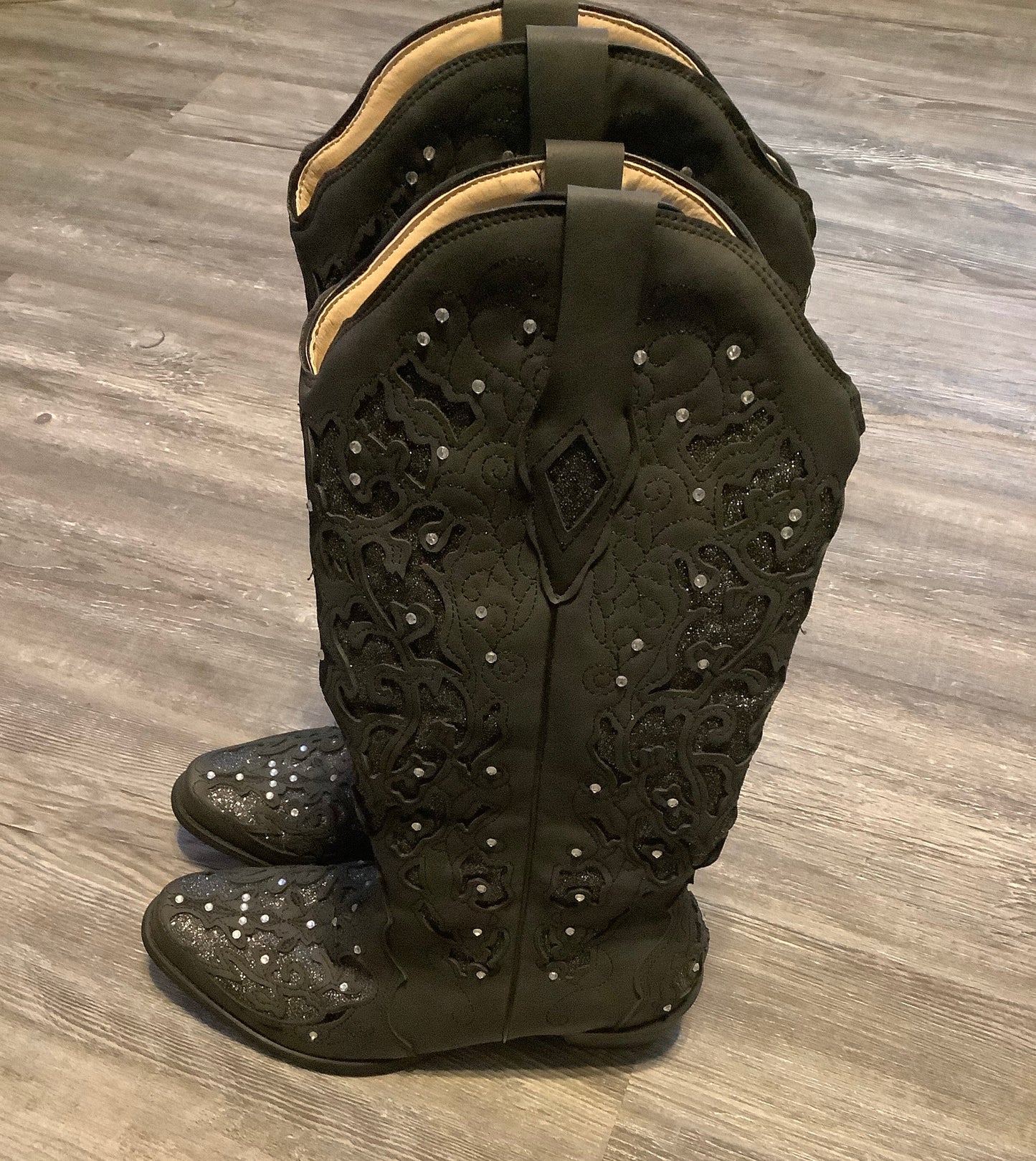 Black Boots Western Clothes Mentor, Size 7