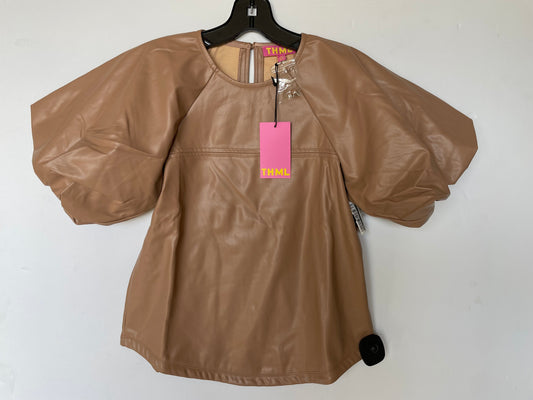 Tan Top Short Sleeve Thml, Size Xs