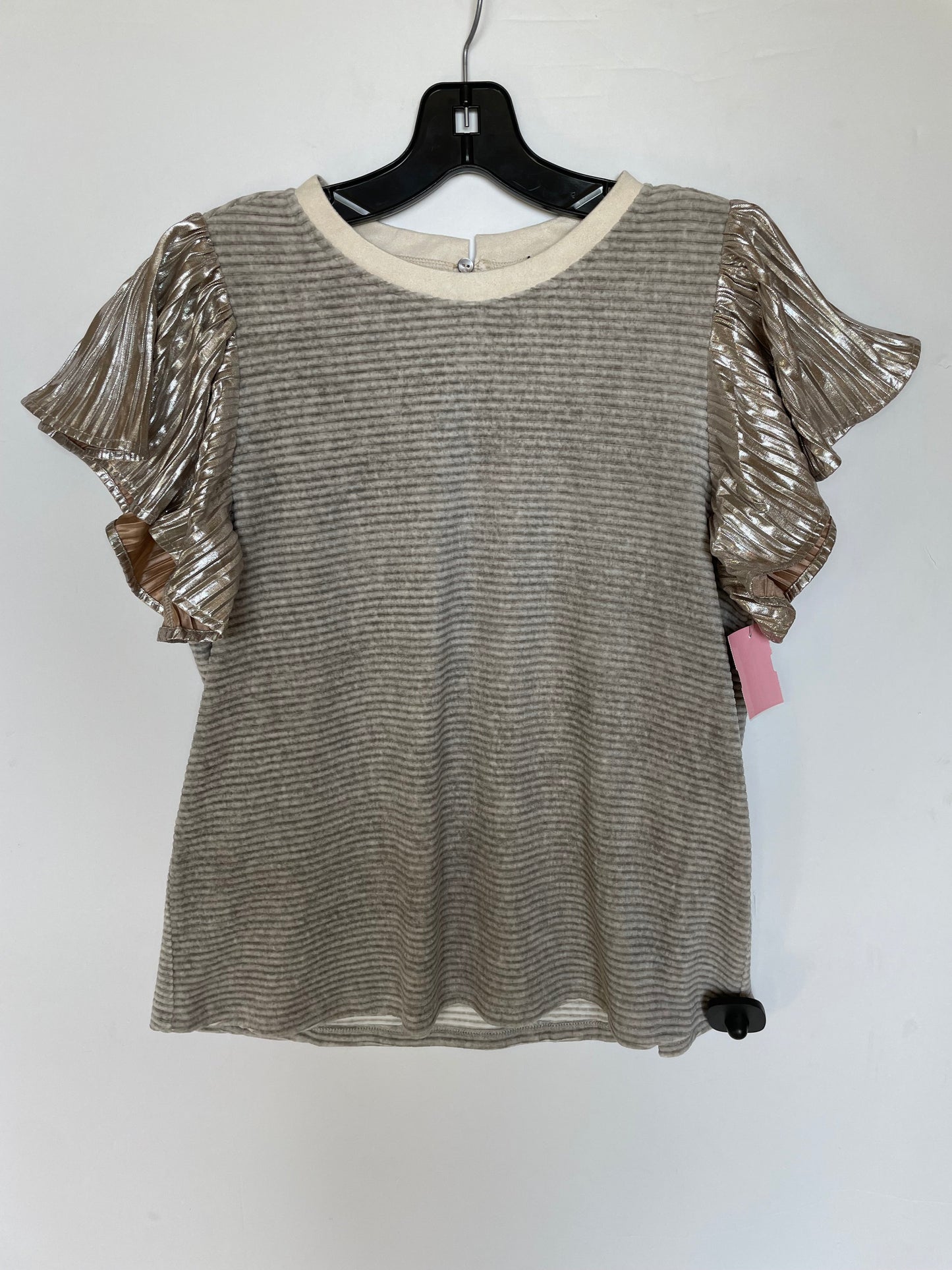 Silver Top Short Sleeve Thml, Size S