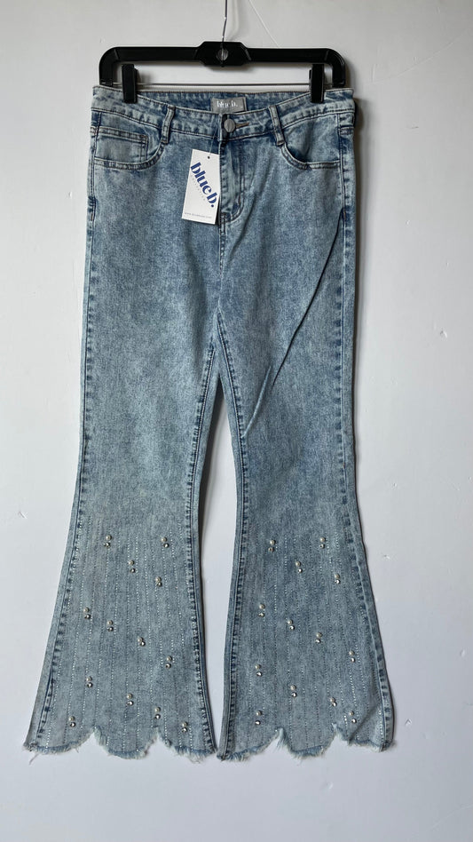 Blue Denim Jeans Boot Cut Blue B, Size 4