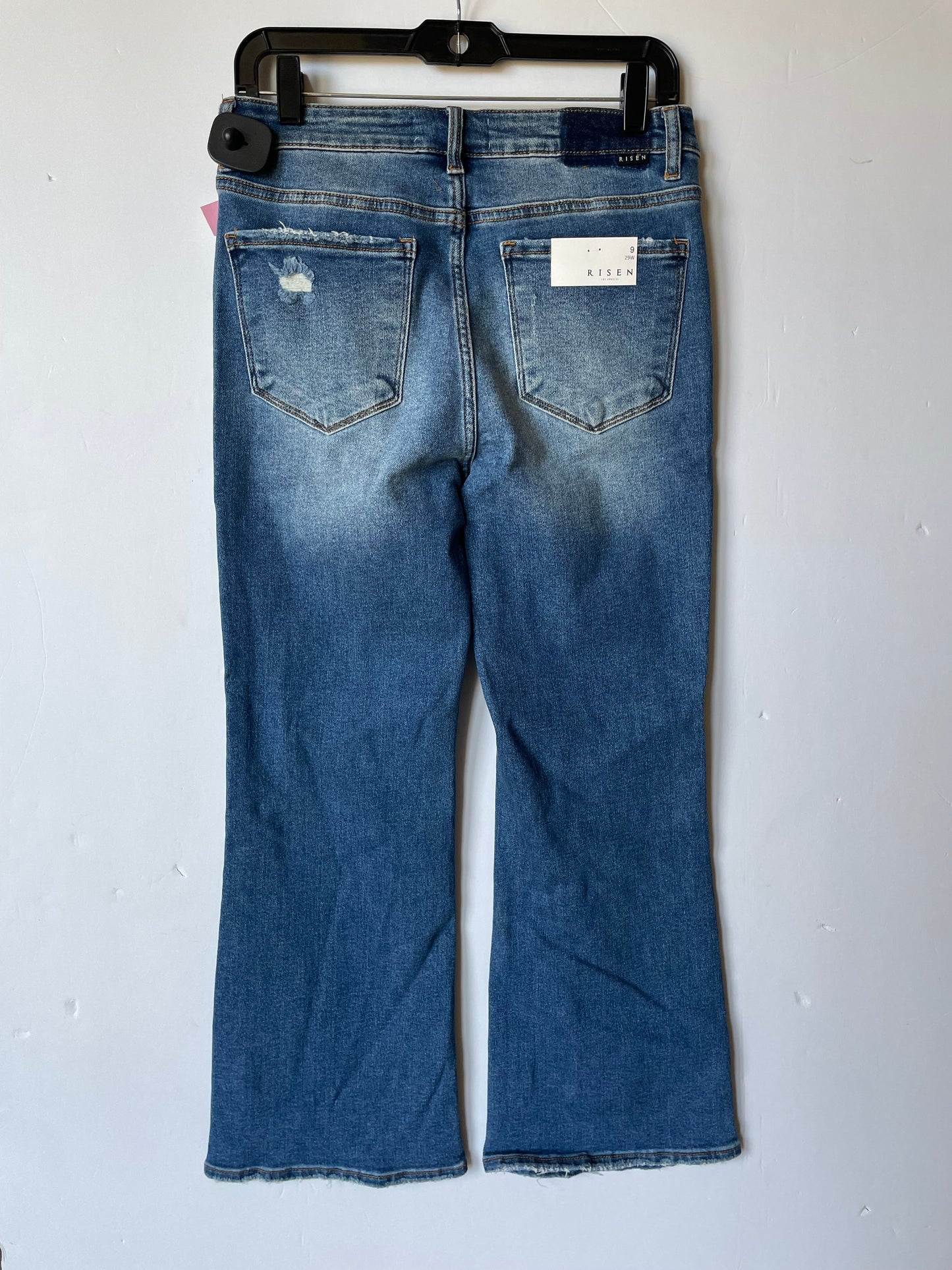 Blue Denim Jeans Boot Cut Risen, Size 10