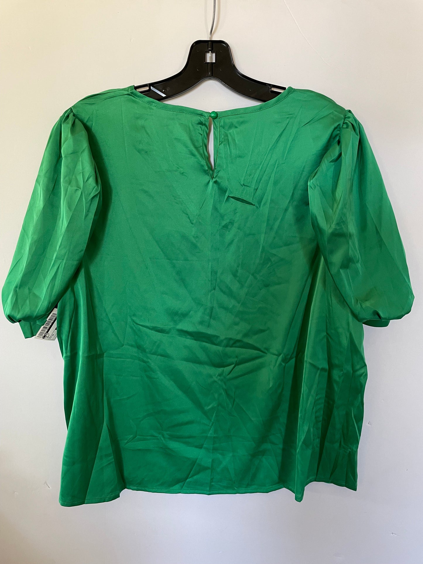 Green Top Short Sleeve Cmc, Size 1x
