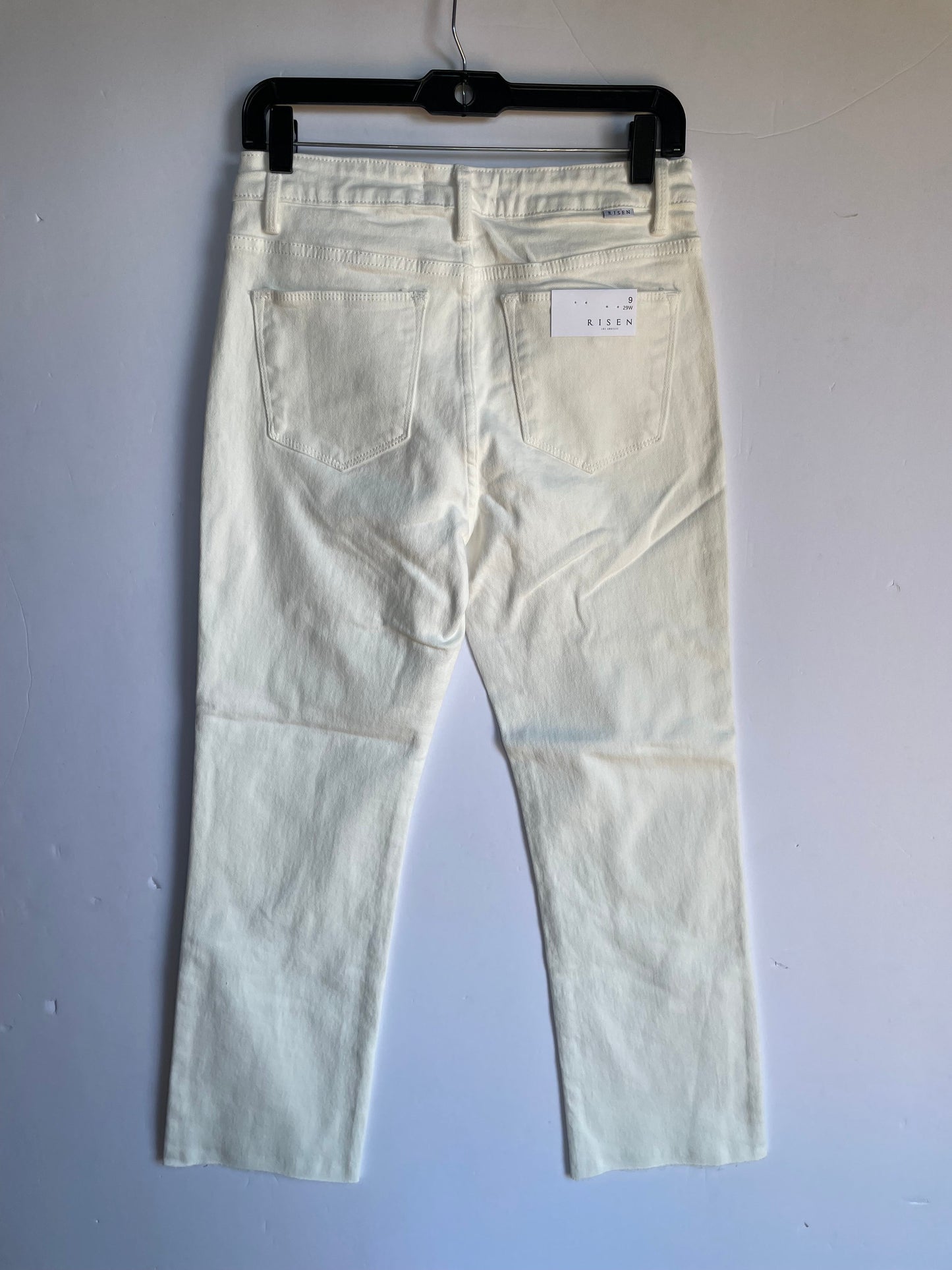 White Jeans Straight Risen, Size 6