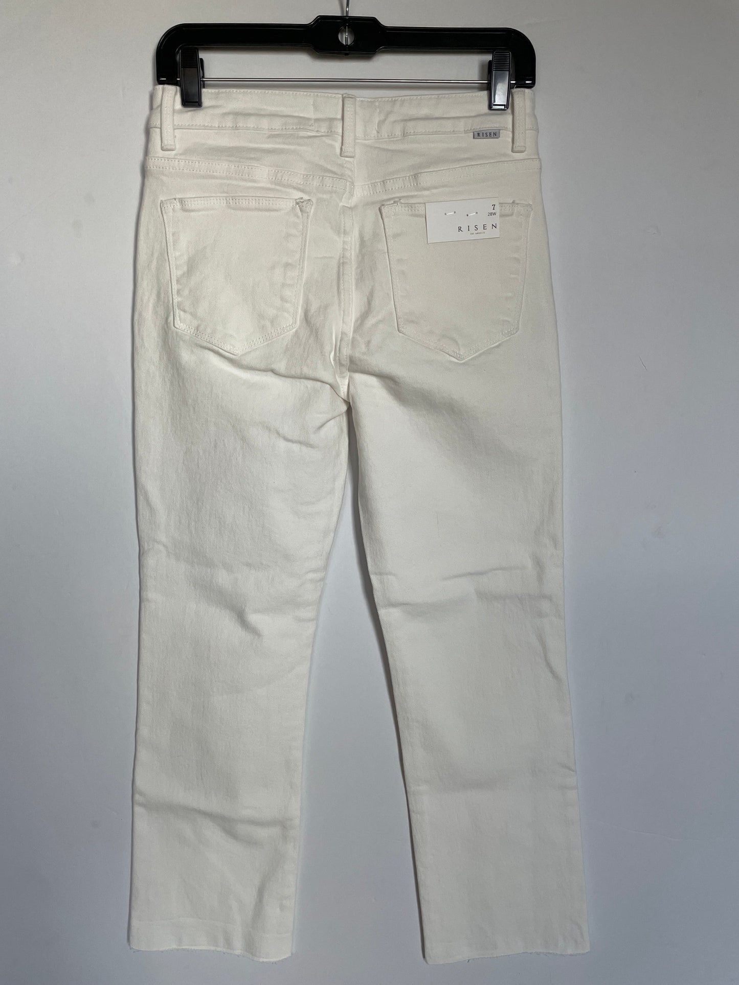 Jeans Straight By Risen In White, Size: 6