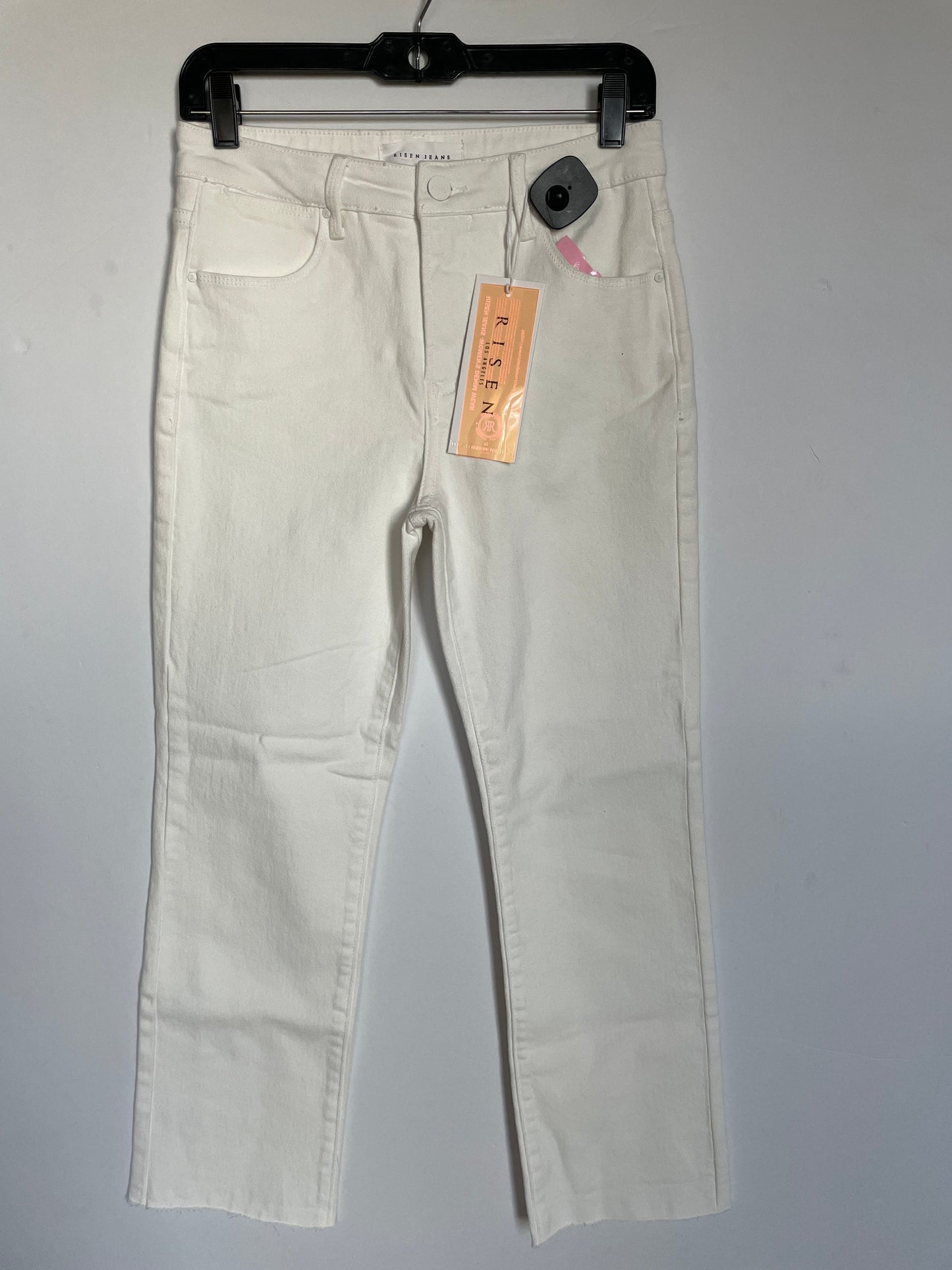 Jeans Straight By Risen In White, Size: 6