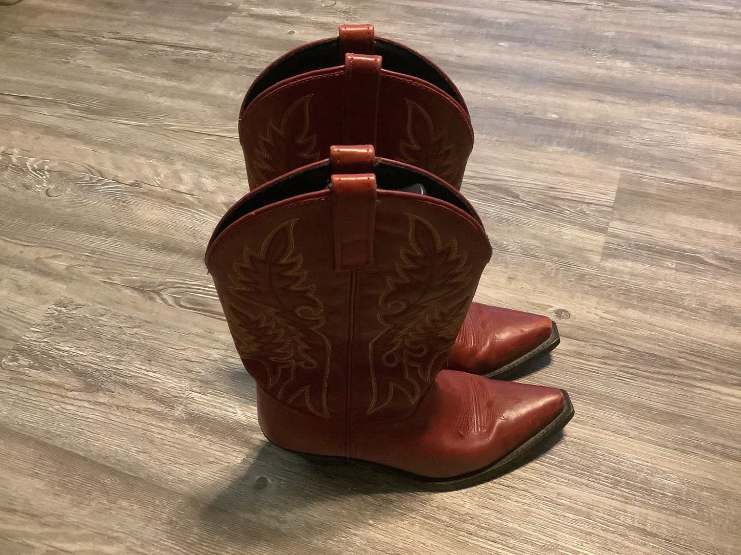 Red Boots Western Laredo, Size 7