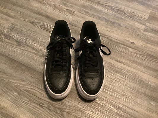 Black Shoes Flats Nike, Size 8