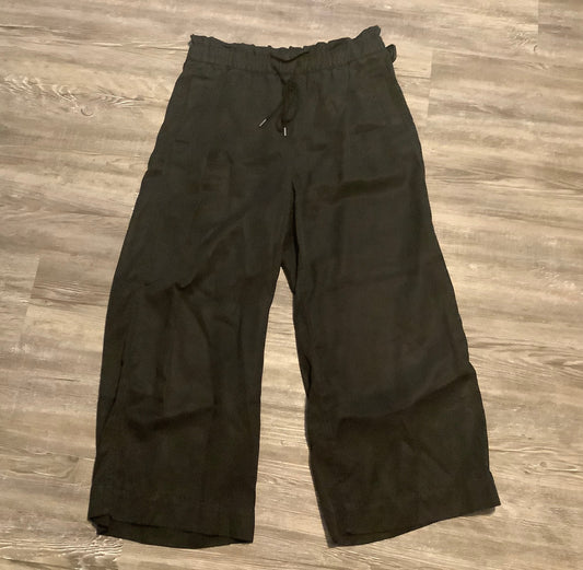 Black Pants Wide Leg Loft, Size 8