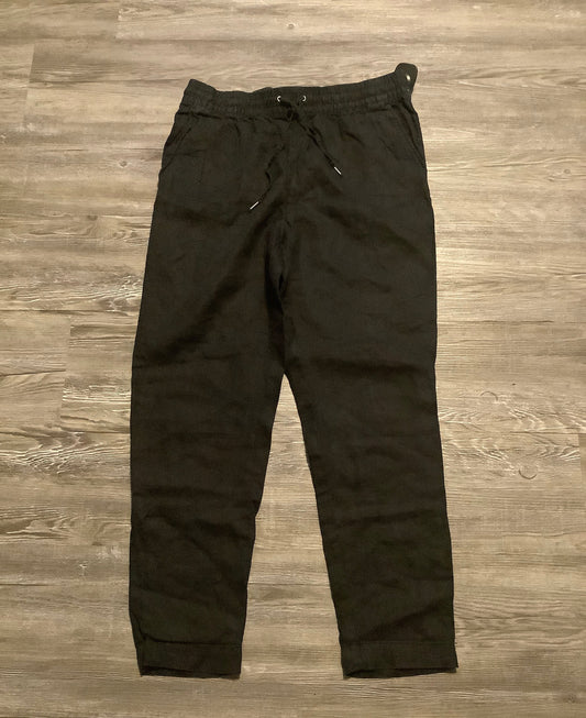 Black Pants Linen H&m, Size 6