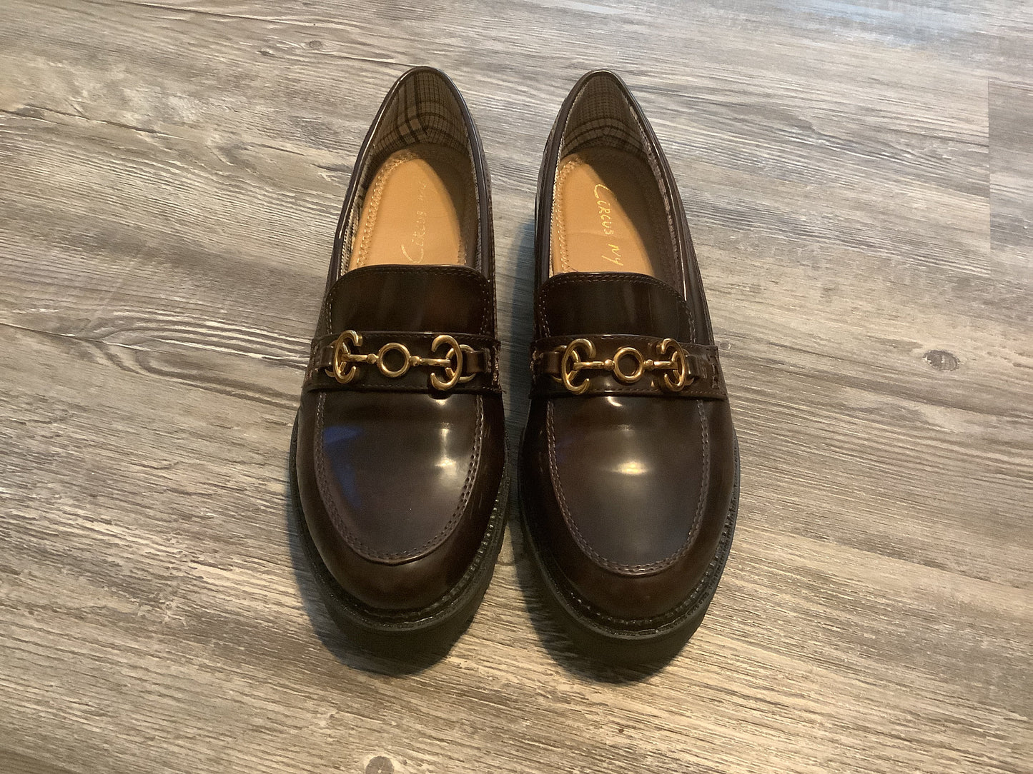 Brown Shoes Flats Clothes Mentor, Size 8
