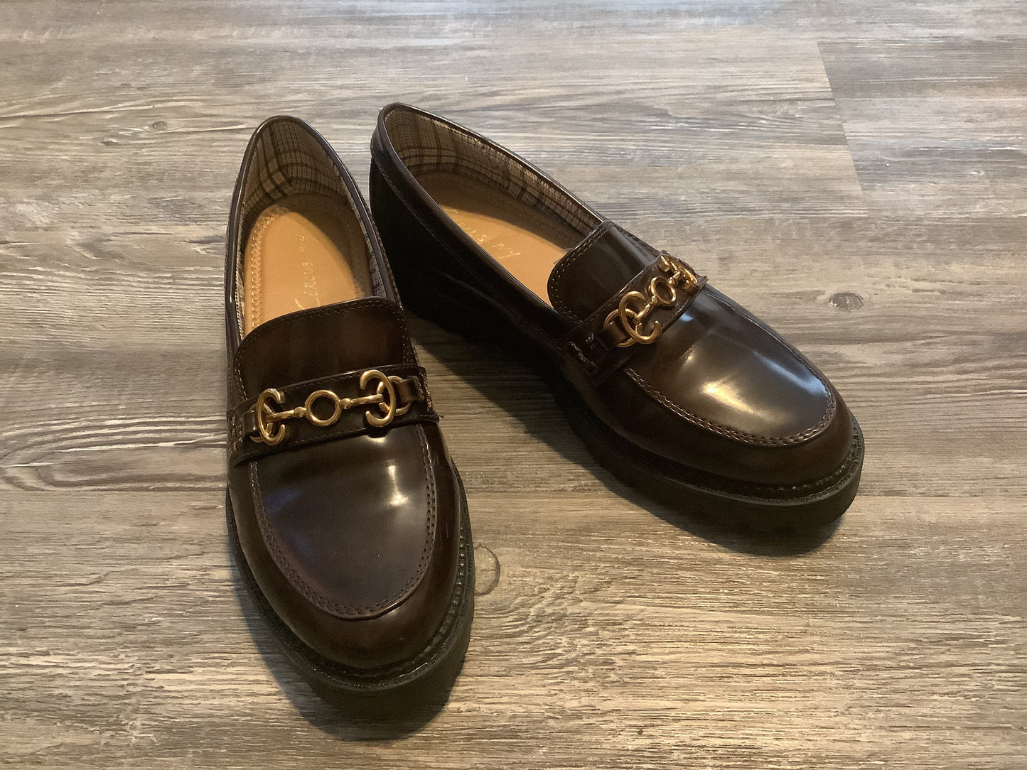 Brown Shoes Flats Clothes Mentor, Size 8