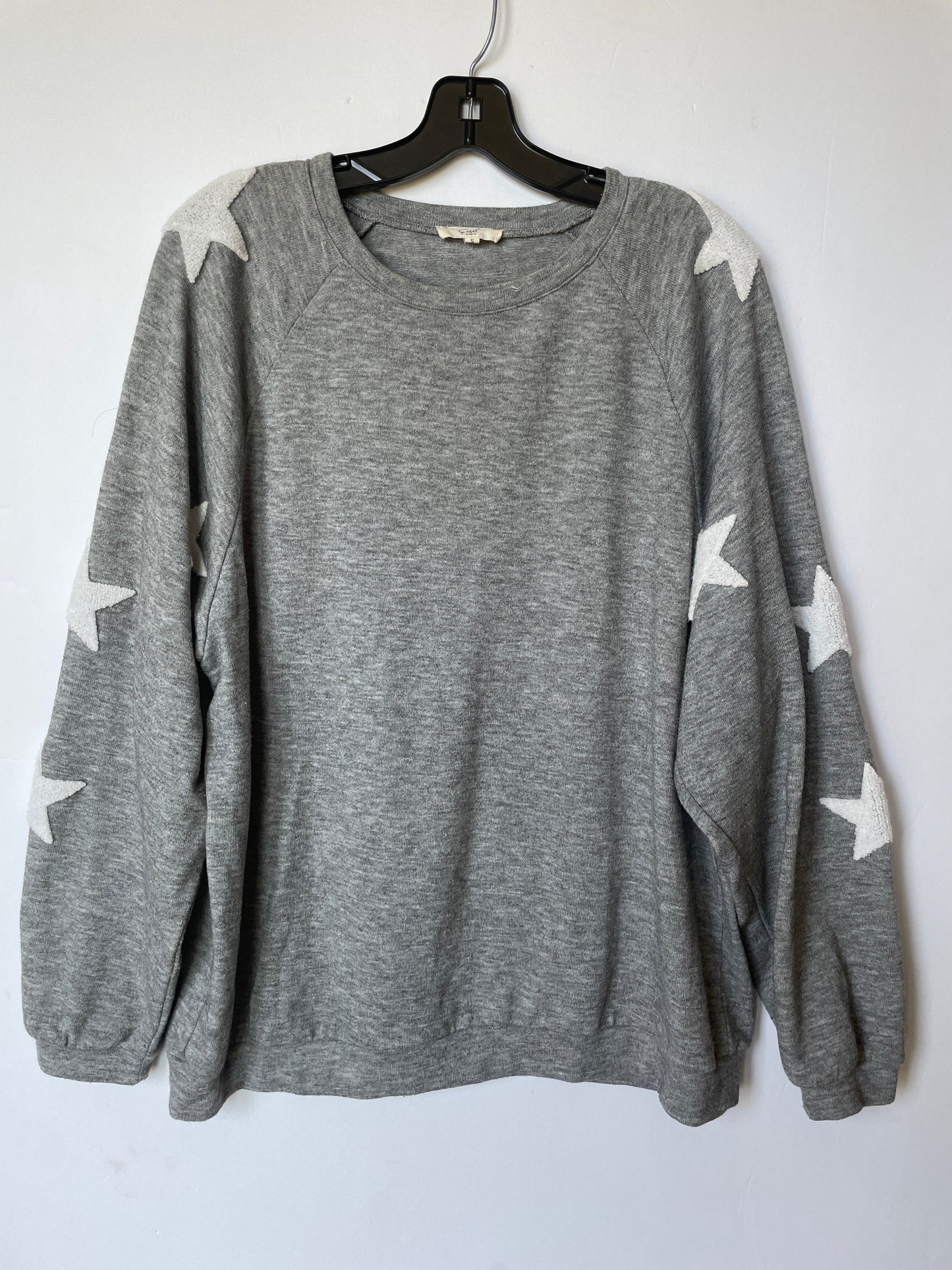 Grey Top Long Sleeve Easel, Size S