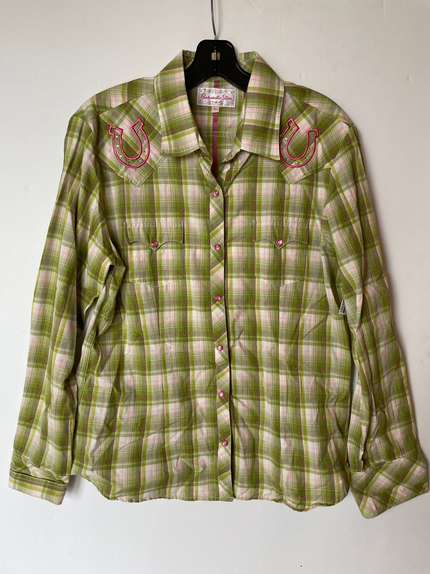 Green Top Long Sleeve Cmc, Size L