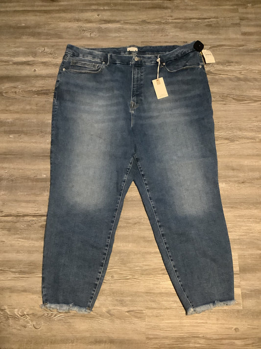 Blue Denim Jeans Skinny Good American, Size 28