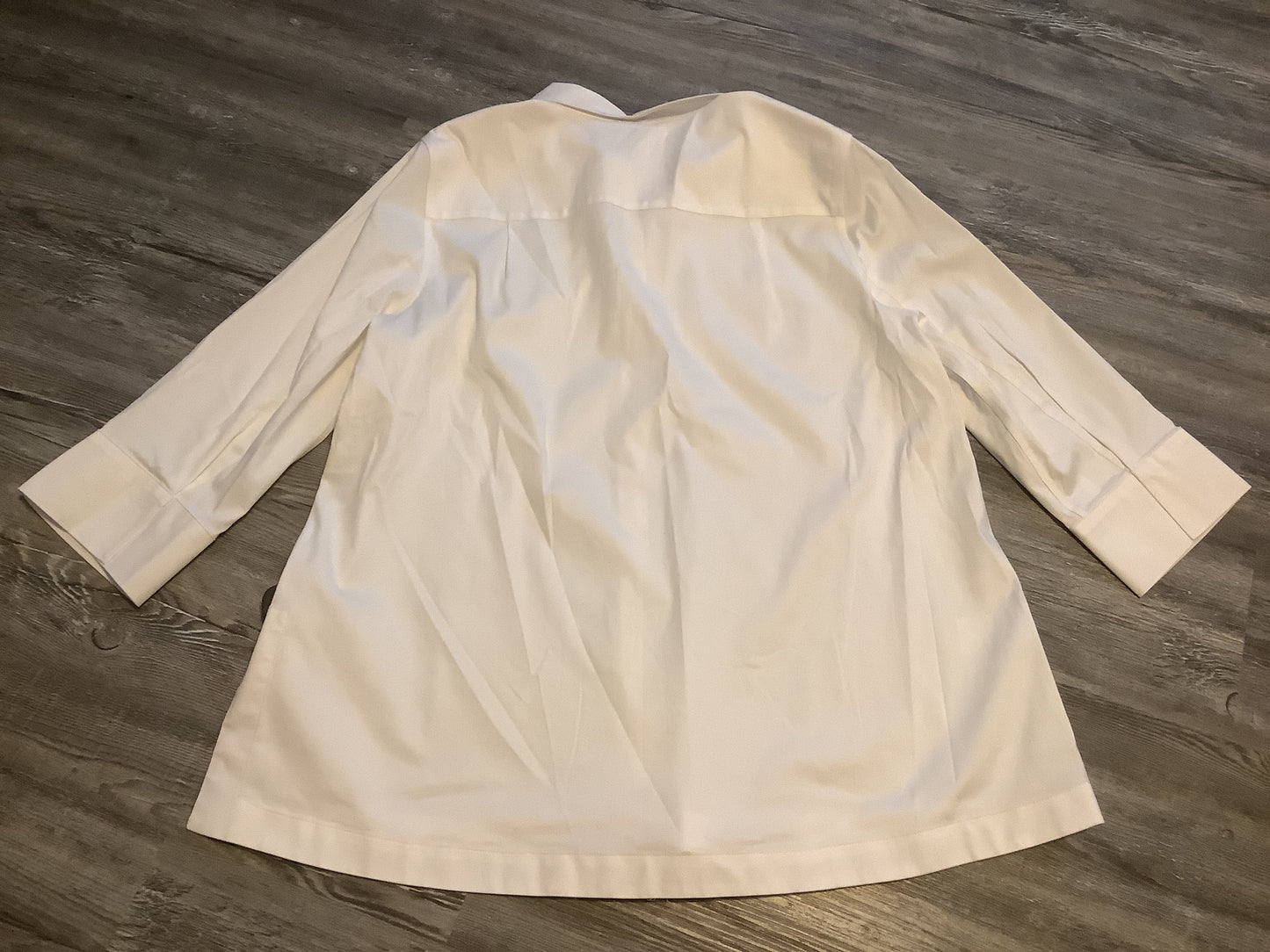 White Top Long Sleeve Chicos, Size L