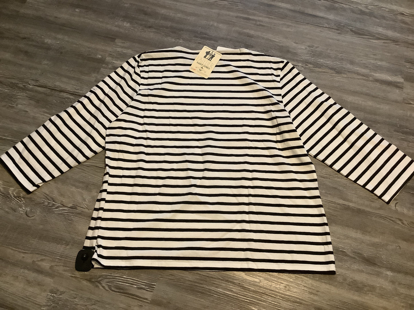 Striped Pattern Top Long Sleeve Cmb, Size Xxl