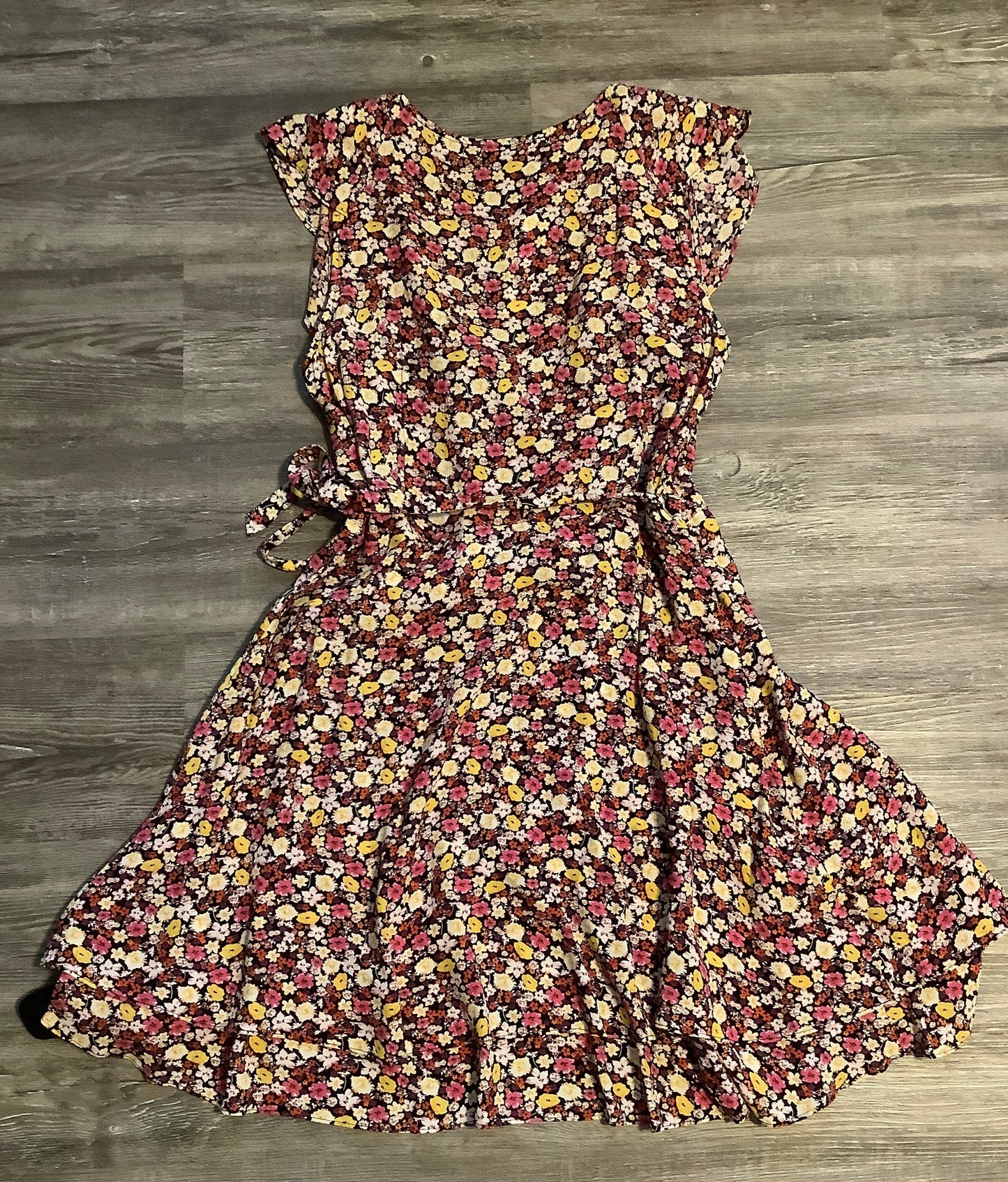 Dress Casual Midi By Sanctuary In Floral Print, Size: L