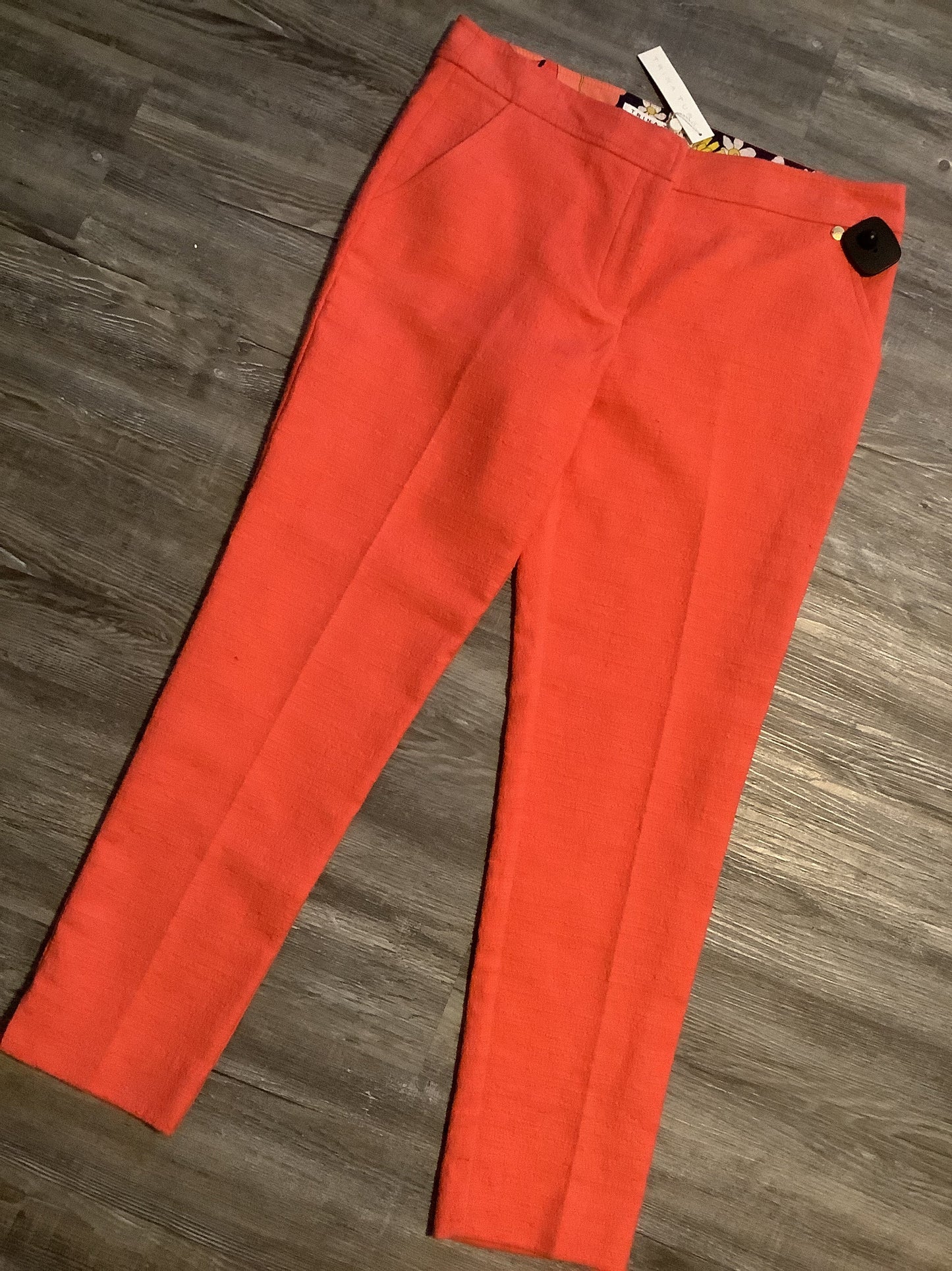 Pants Designer By Trina Turk In Coral, Size: 10