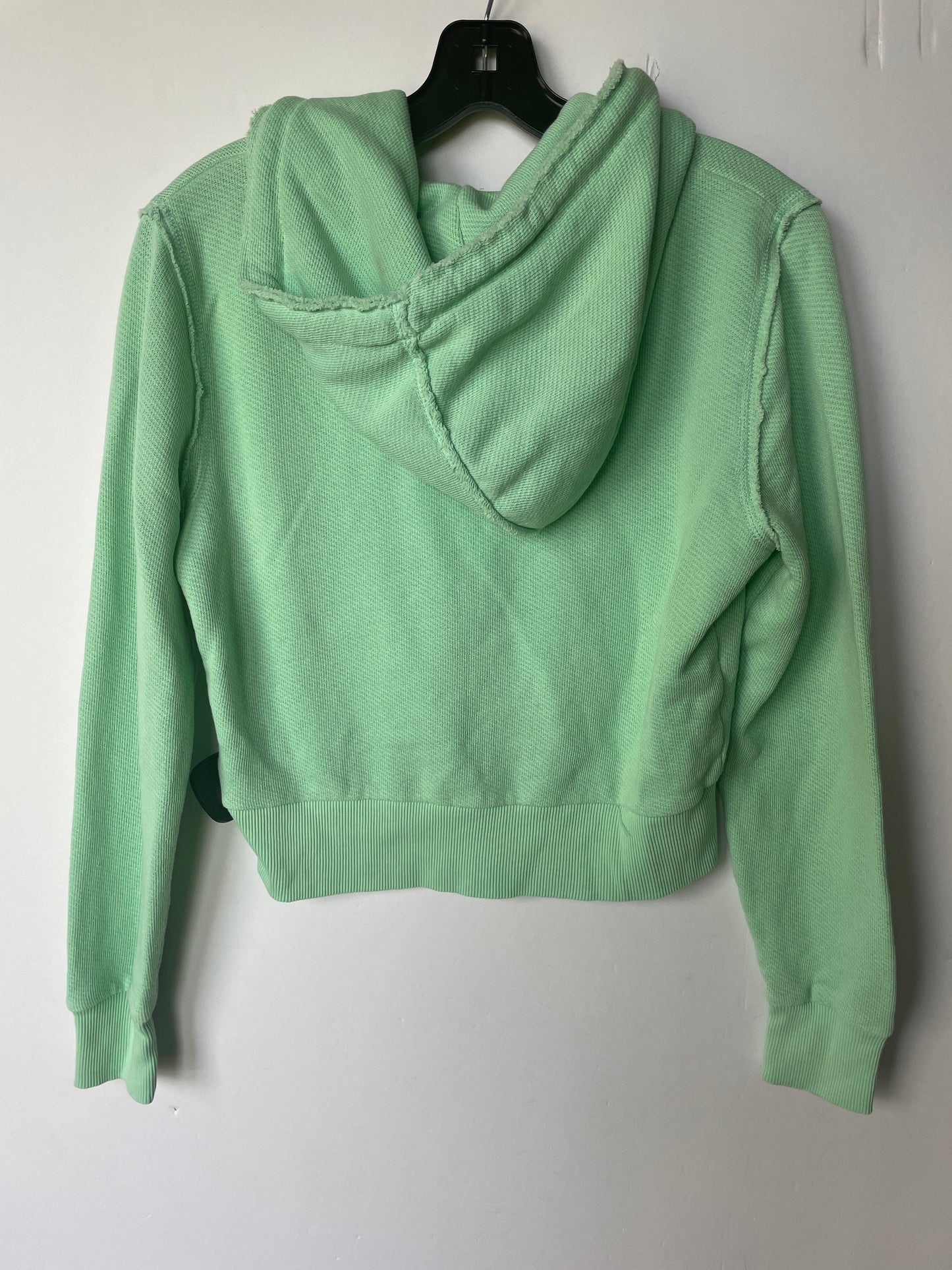 Sweatshirt Hoodie By American Eagle In Green, Size: M