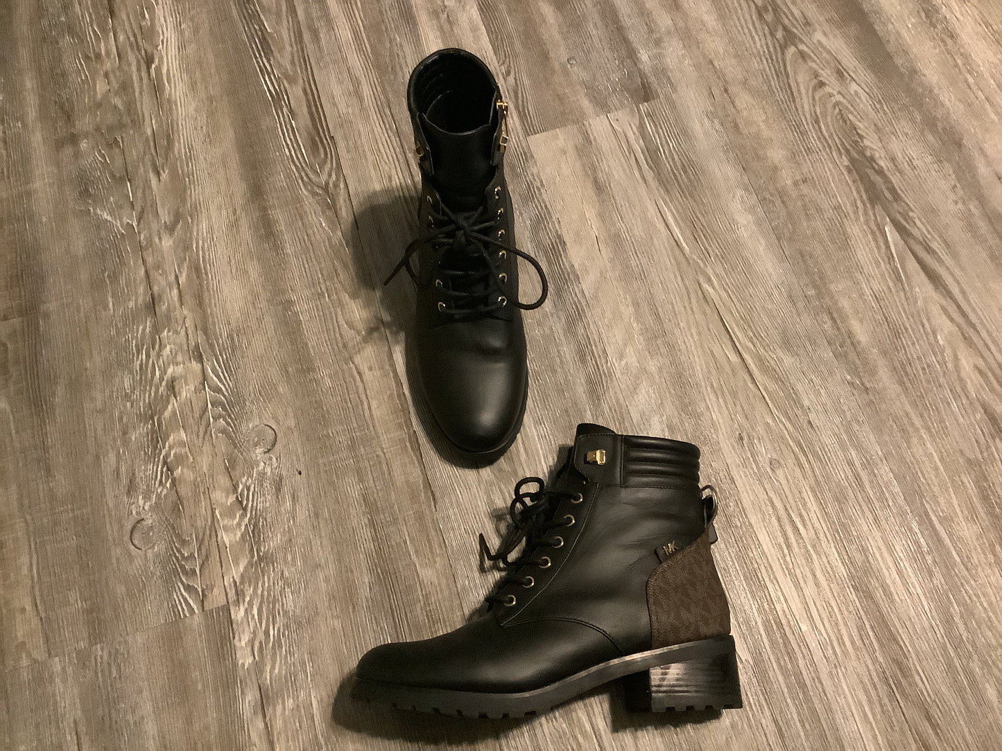 Boots Combat By Michael Kors In Black, Size: 9