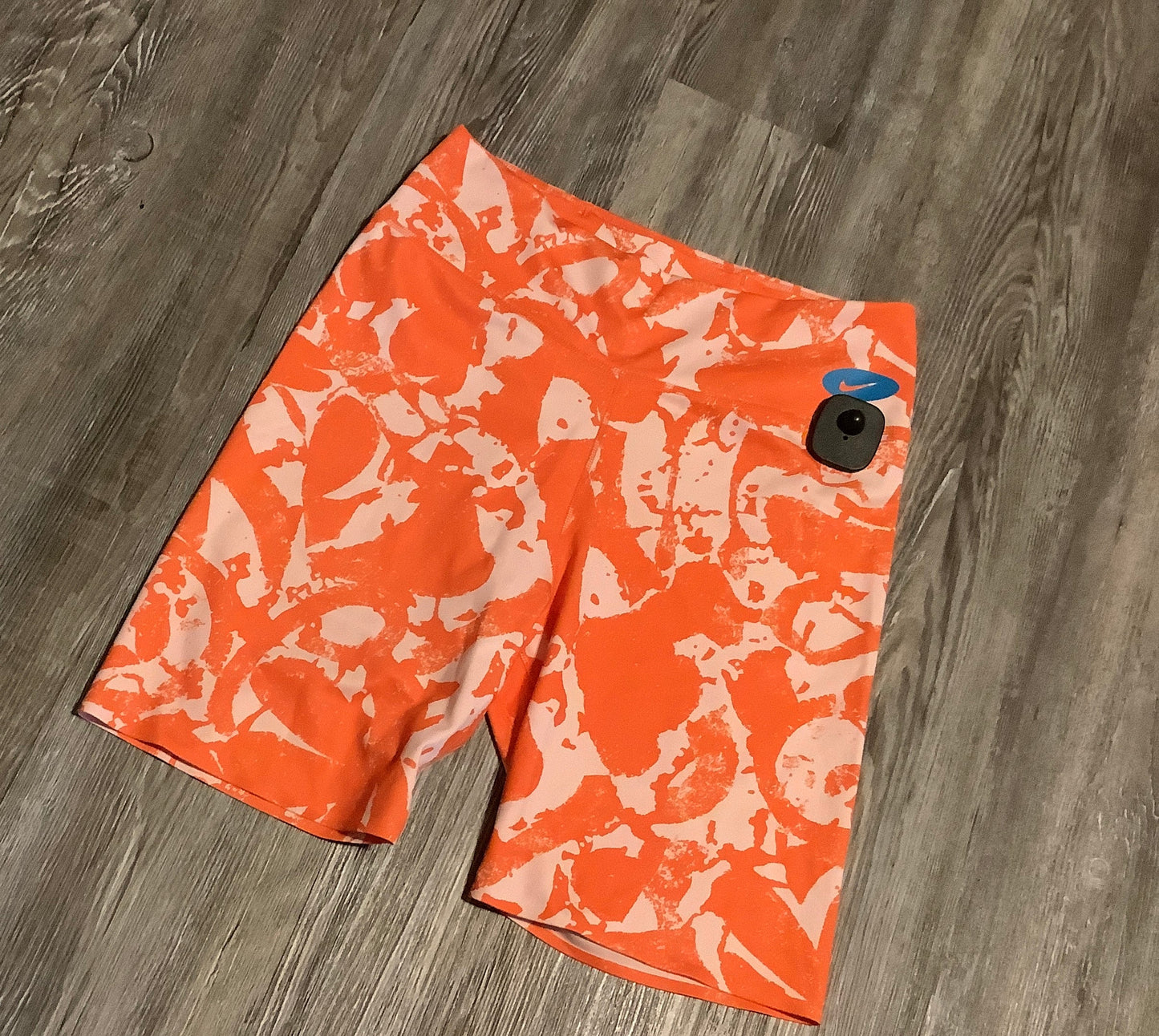 Athletic Shorts By Nike Apparel In Orange, Size: M