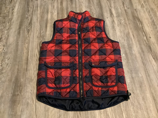 Vest Puffer & Quilted By Workshop In Red, Size: M