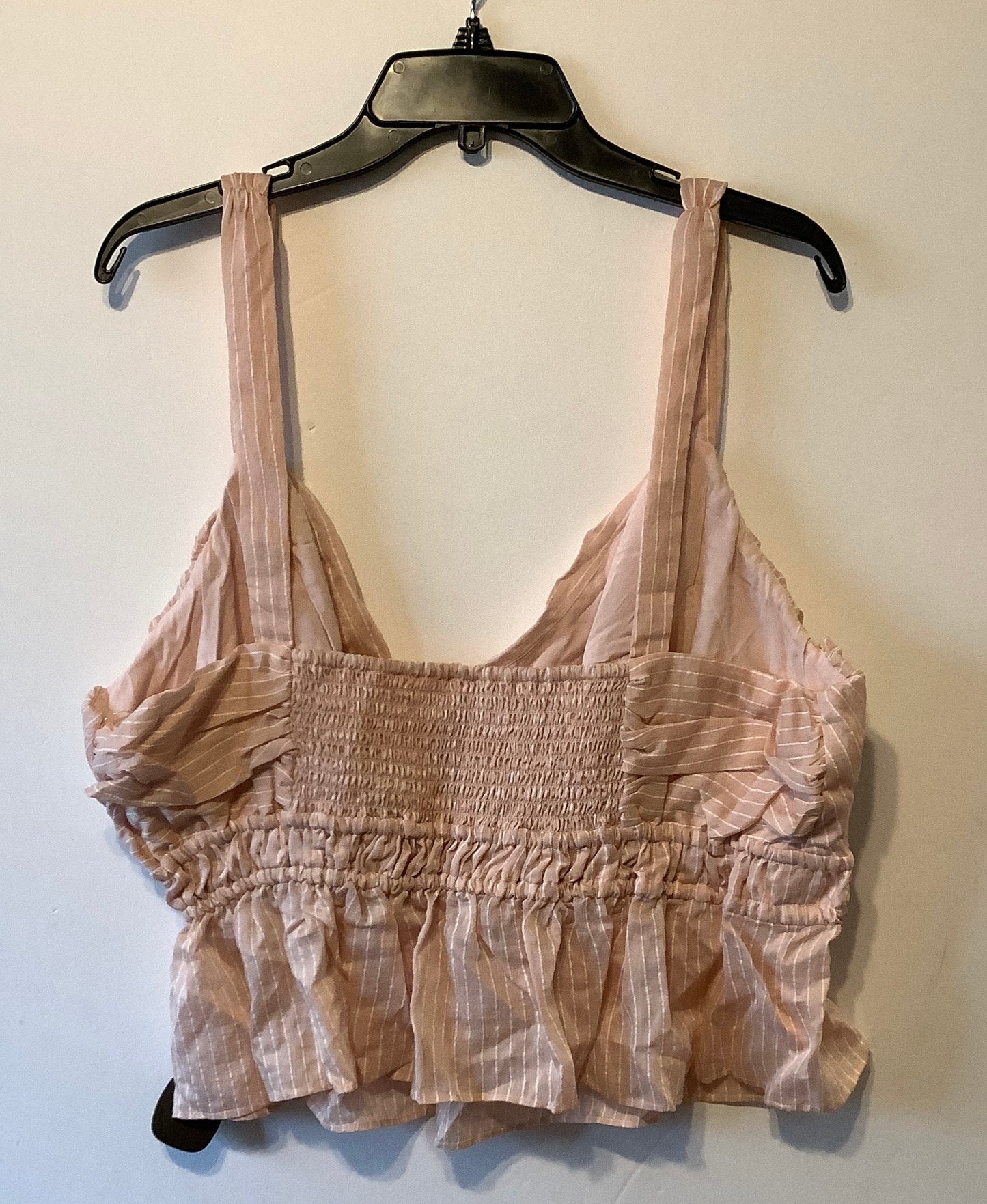 Top Sleeveless By Maeve In Pink, Size: 3x