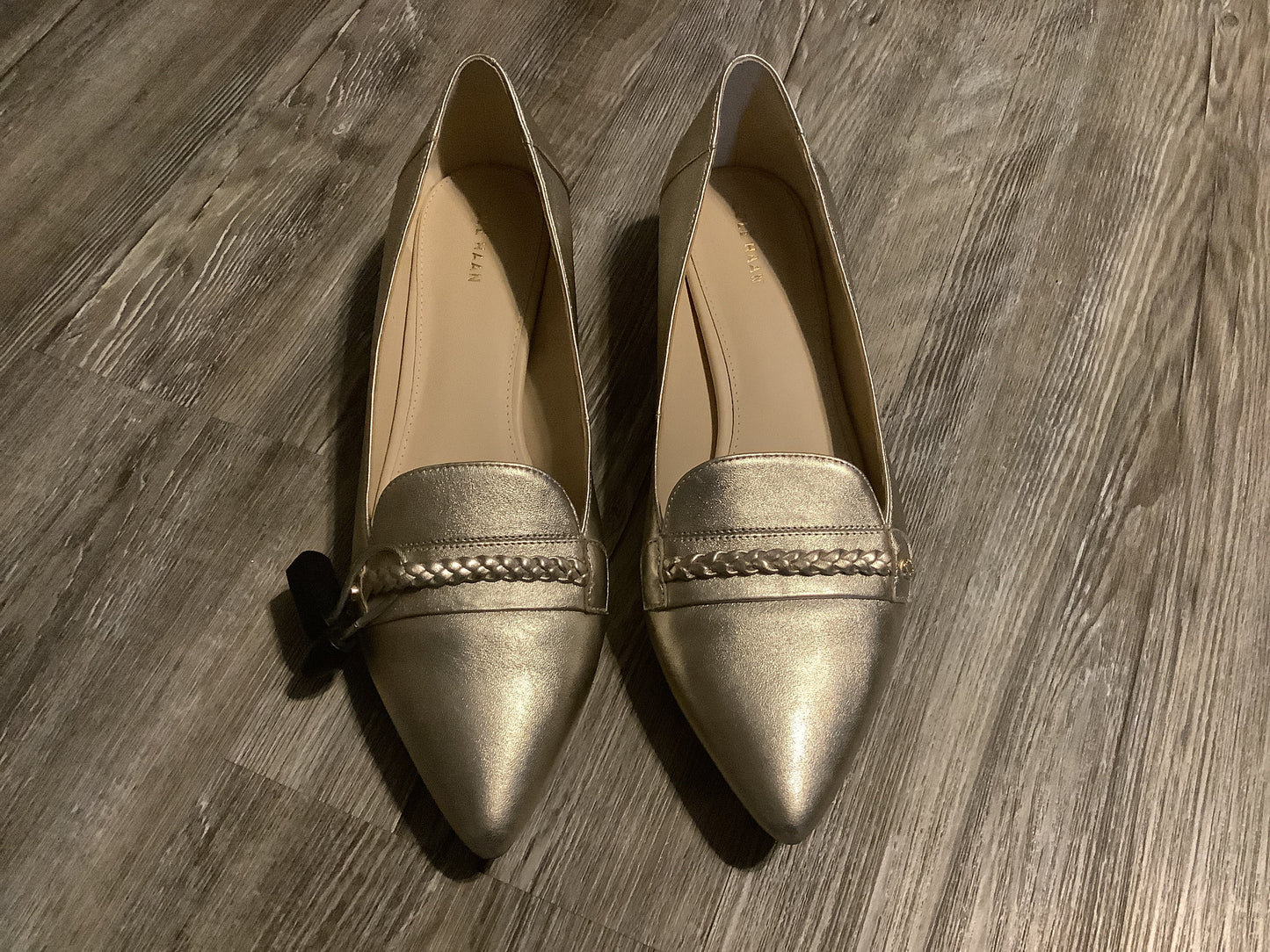 Shoes Heels Block By Cole-haan In Gold, Size: 10.5