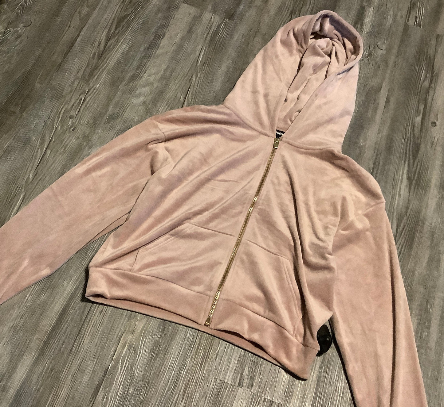 Sweatshirt Hoodie By Express In Pink, Size: M