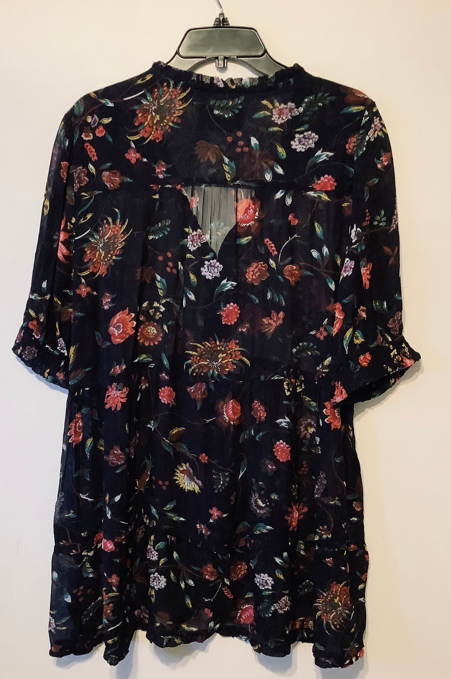 Tunic Short Sleeve By Anthropologie In Navy, Size: Xl