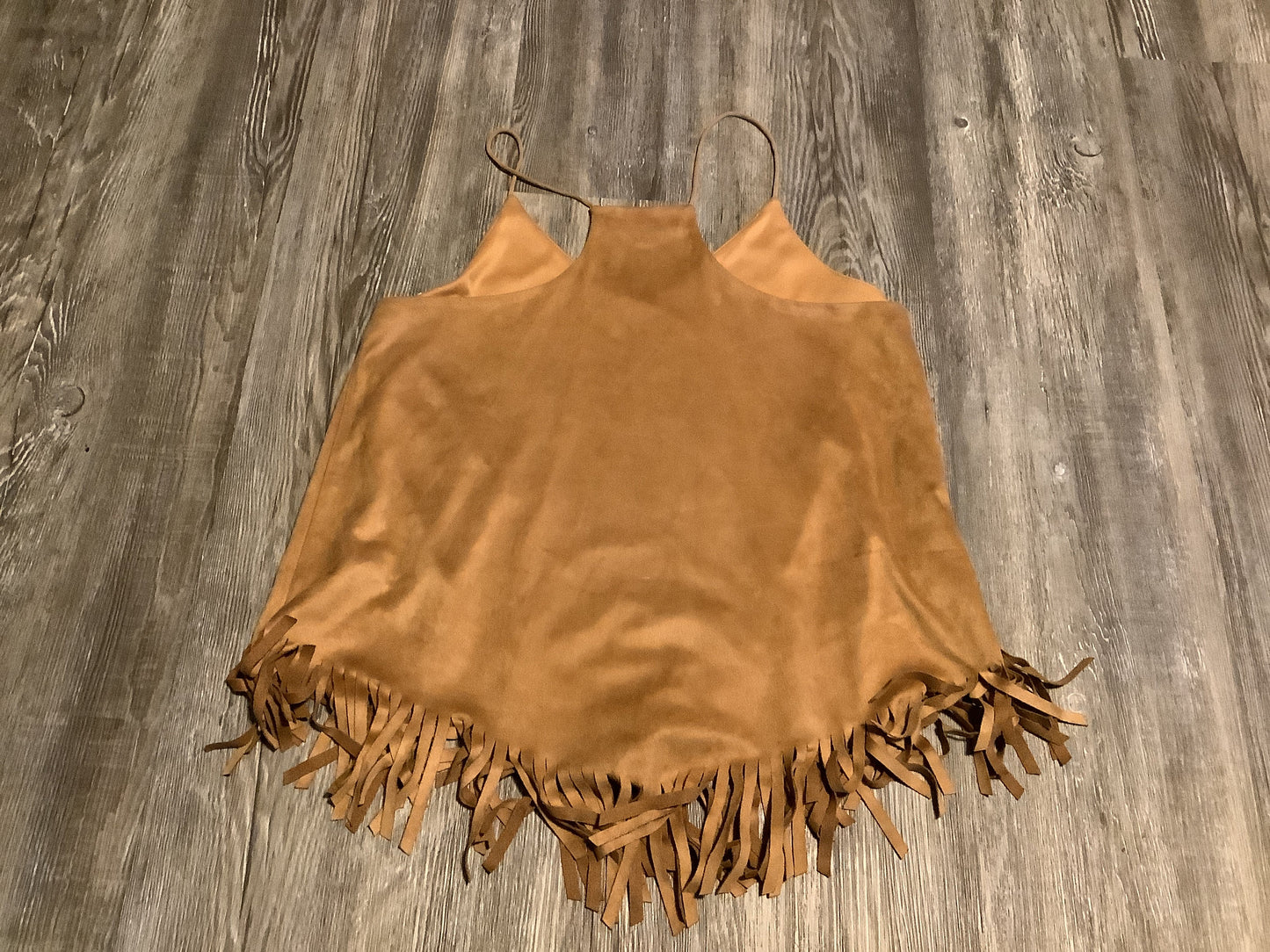 Top Sleeveless By Ya In Brown, Size: S