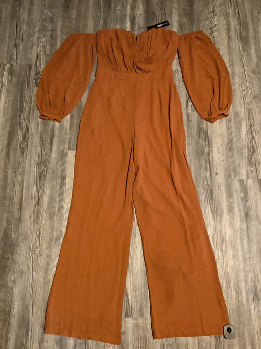 Jumpsuit By Fashion Nova In Orange, Size: L