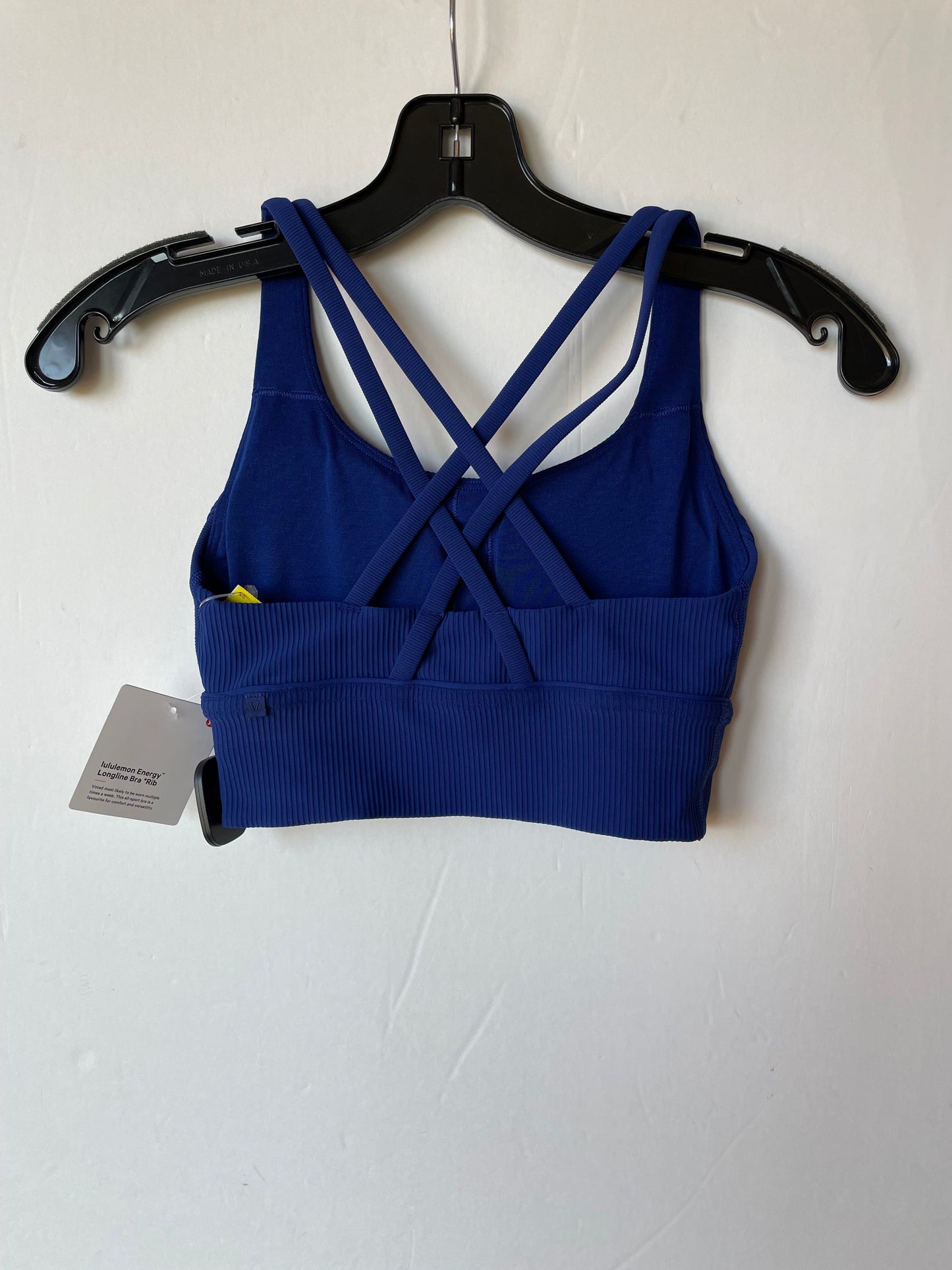 Athletic Bra By Lululemon In Blue, Size: 4