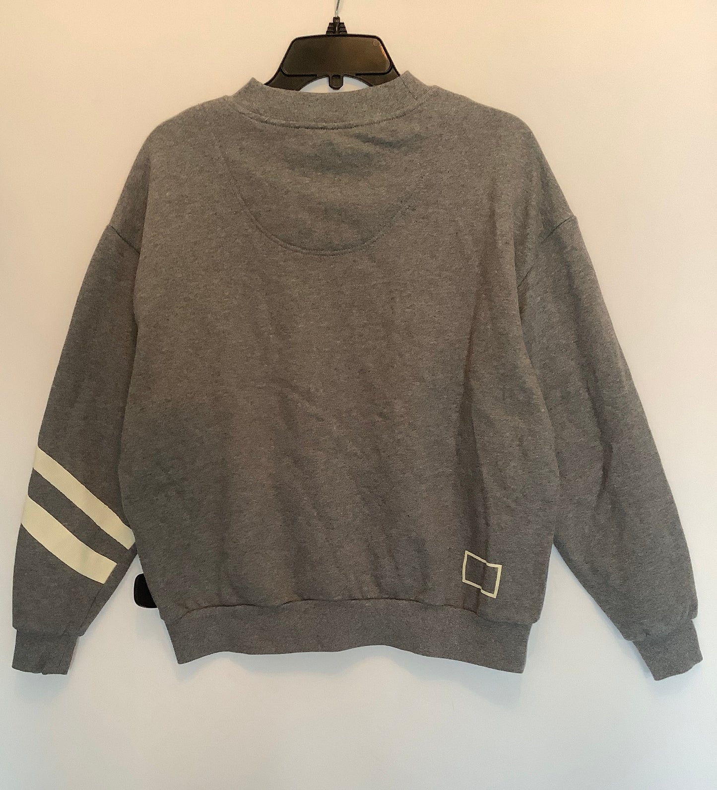 Sweatshirt Crewneck By Wesley In Grey, Size: S