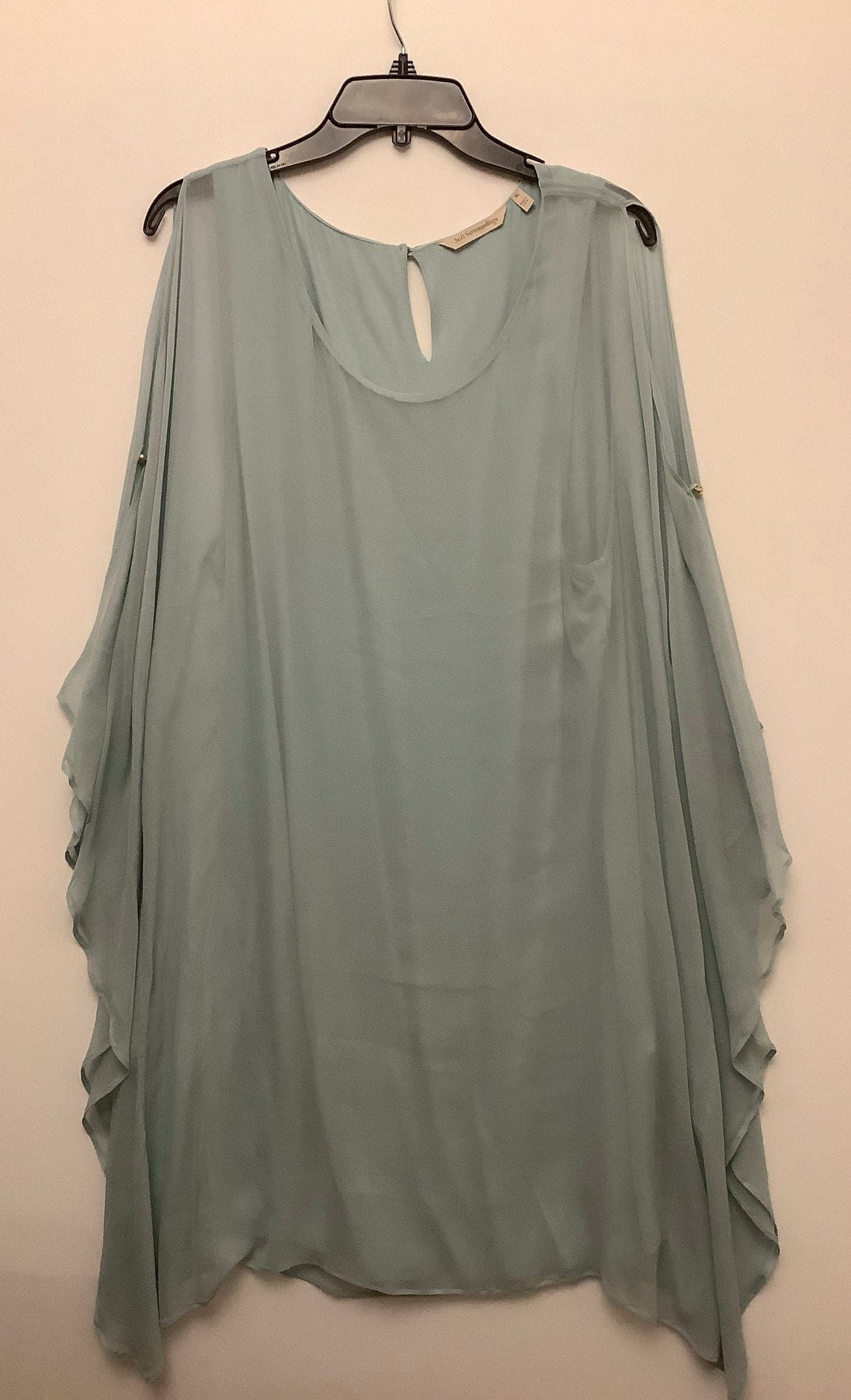 Dress Casual Midi By Soft Surroundings In Teal, Size: Xl