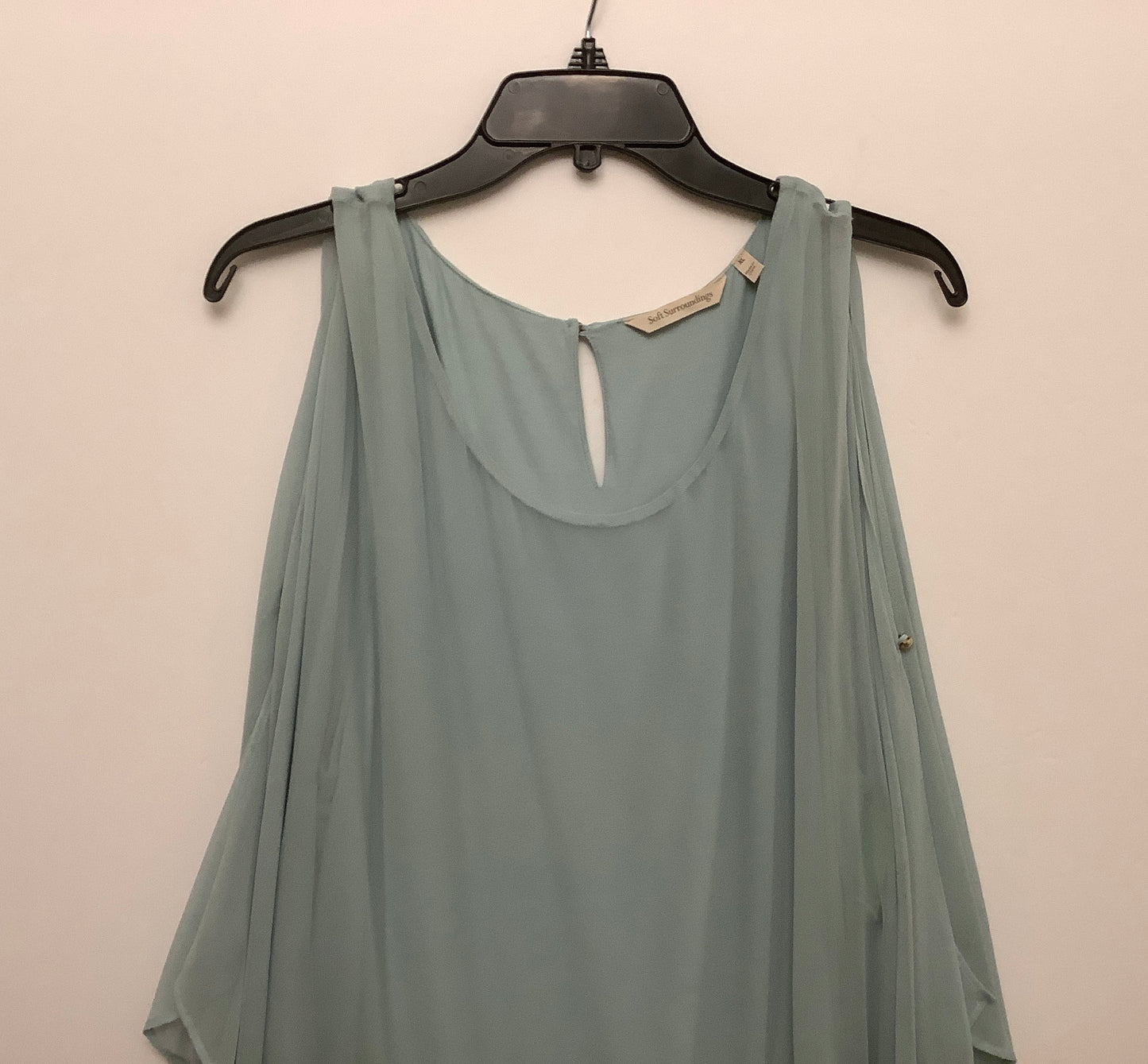 Dress Casual Midi By Soft Surroundings In Teal, Size: Xl