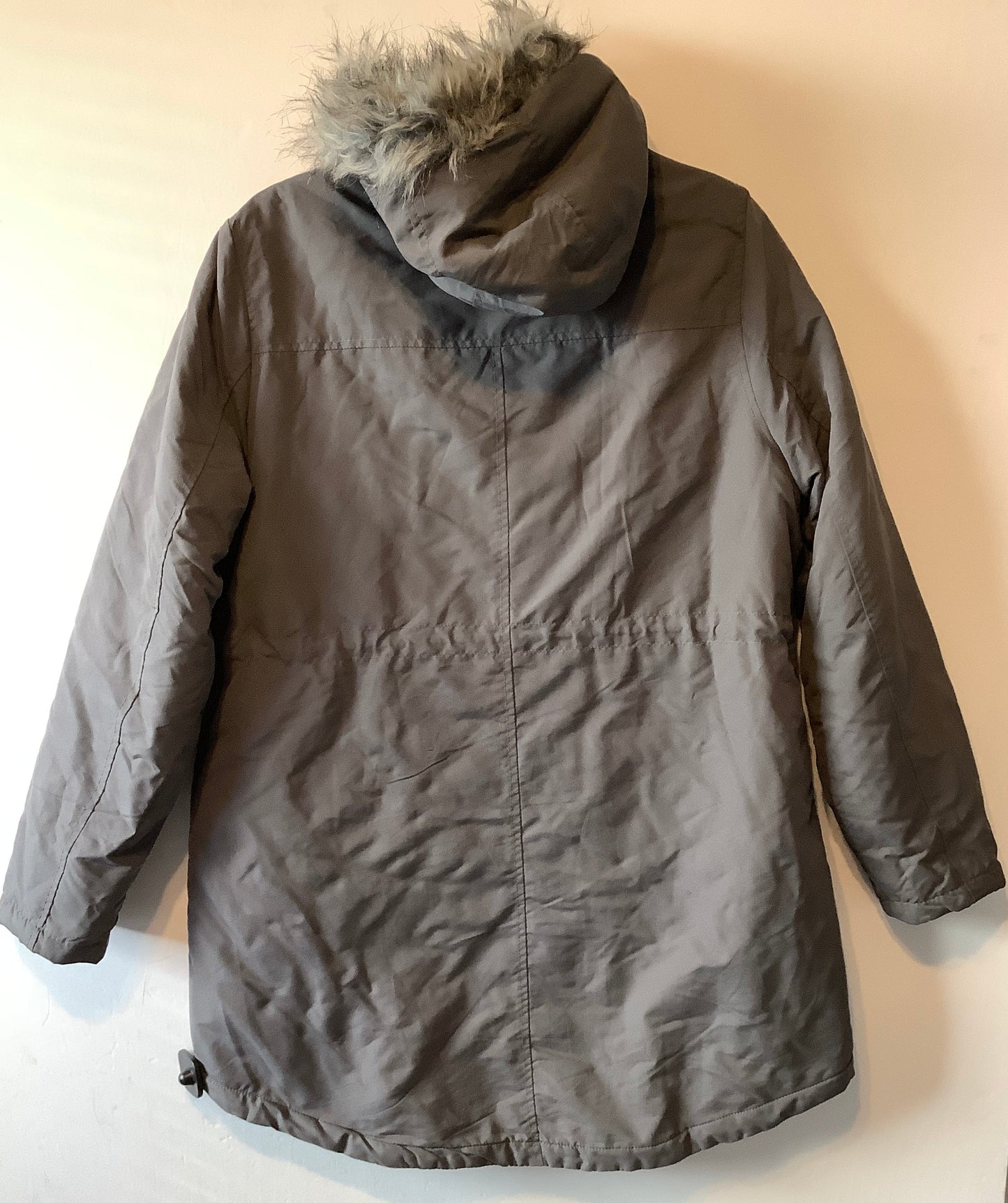 Coat Parka By Harve Bernard In Grey, Size: L