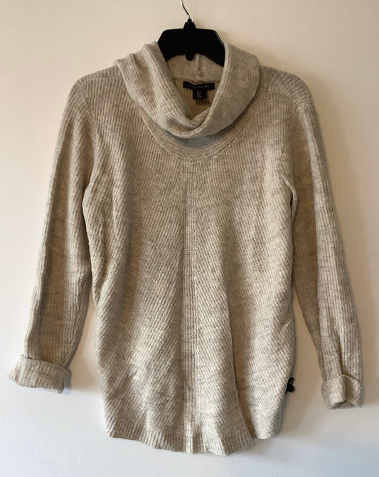 Sweater By Tahari By Arthur Levine In Beige, Size: L