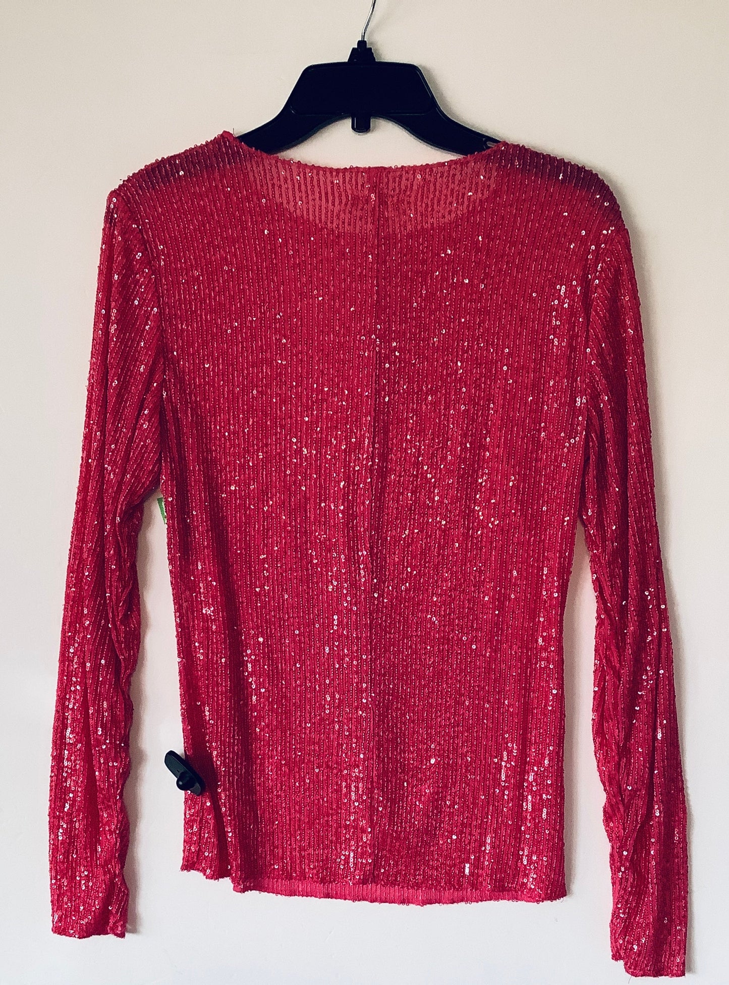 Top Long Sleeve By Free People In Pink, Size: M