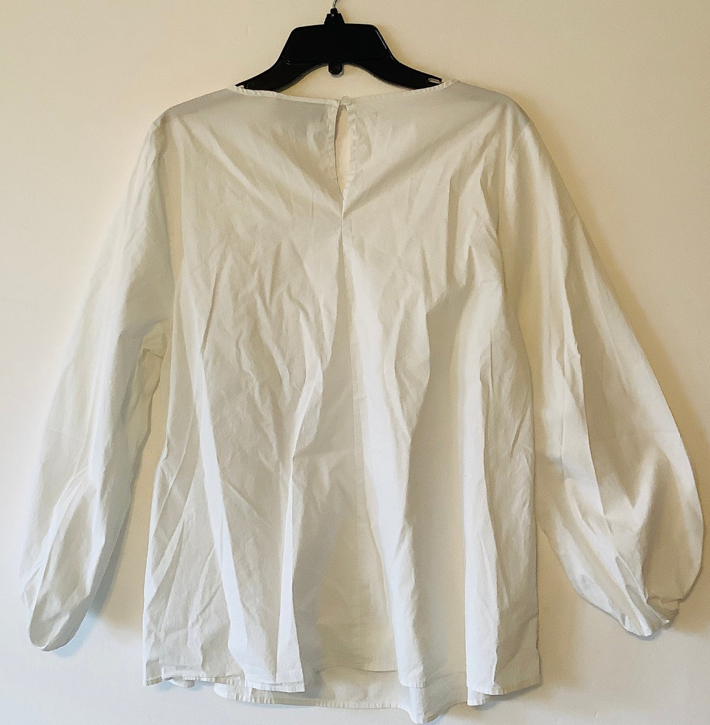 Top Long Sleeve By Lane Bryant In White, Size: L