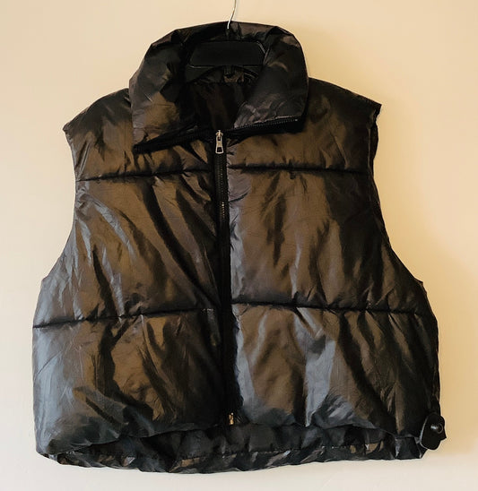 Vest Puffer & Quilted By Cmc In Black, Size: Xl