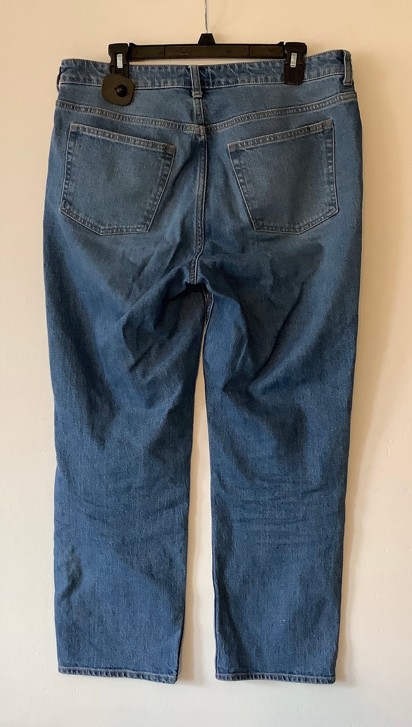 Jeans Boyfriend By H&m In Blue Denim, Size: 10