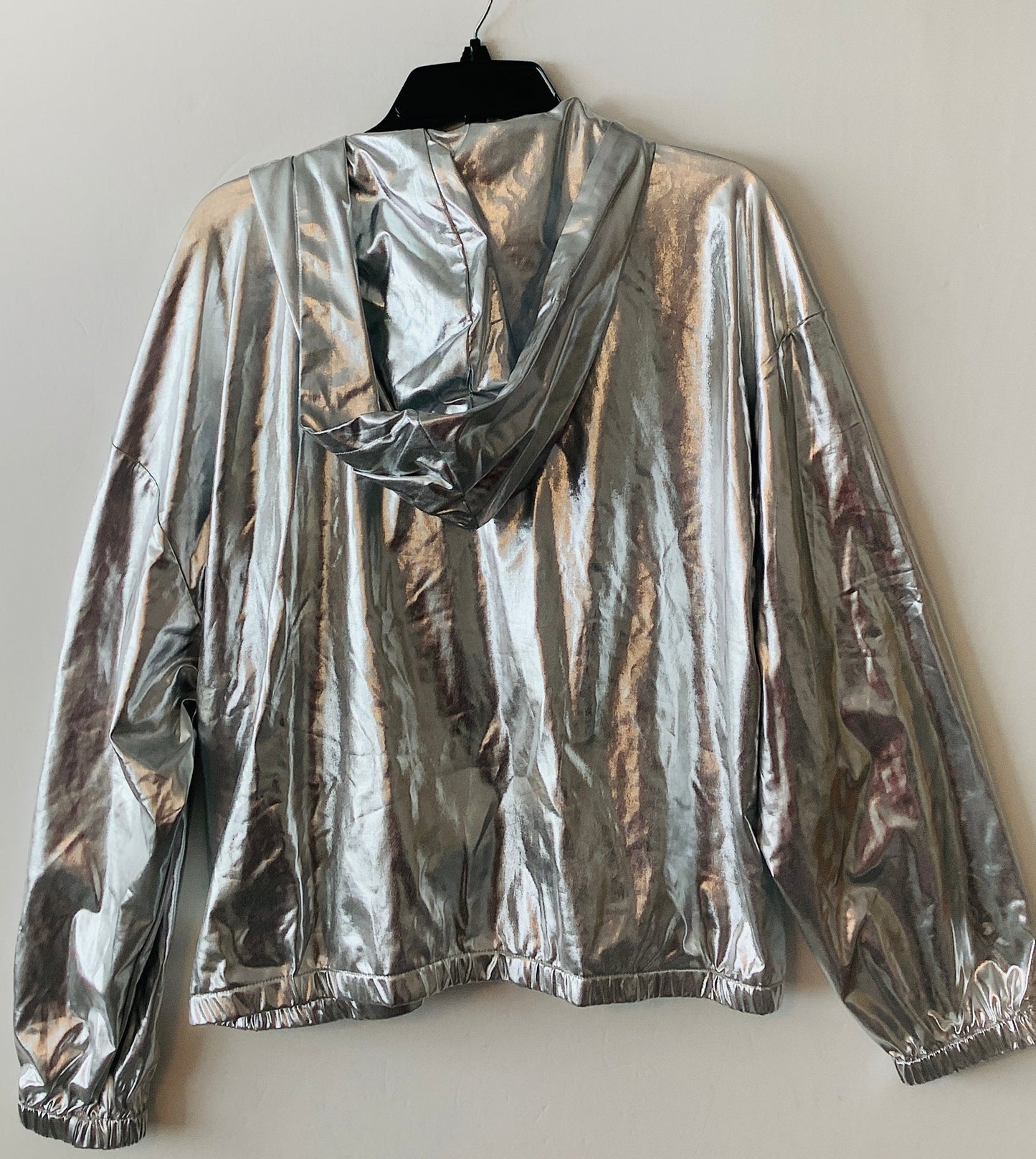 Jacket Other By Allegra K In Silver, Size: 1x